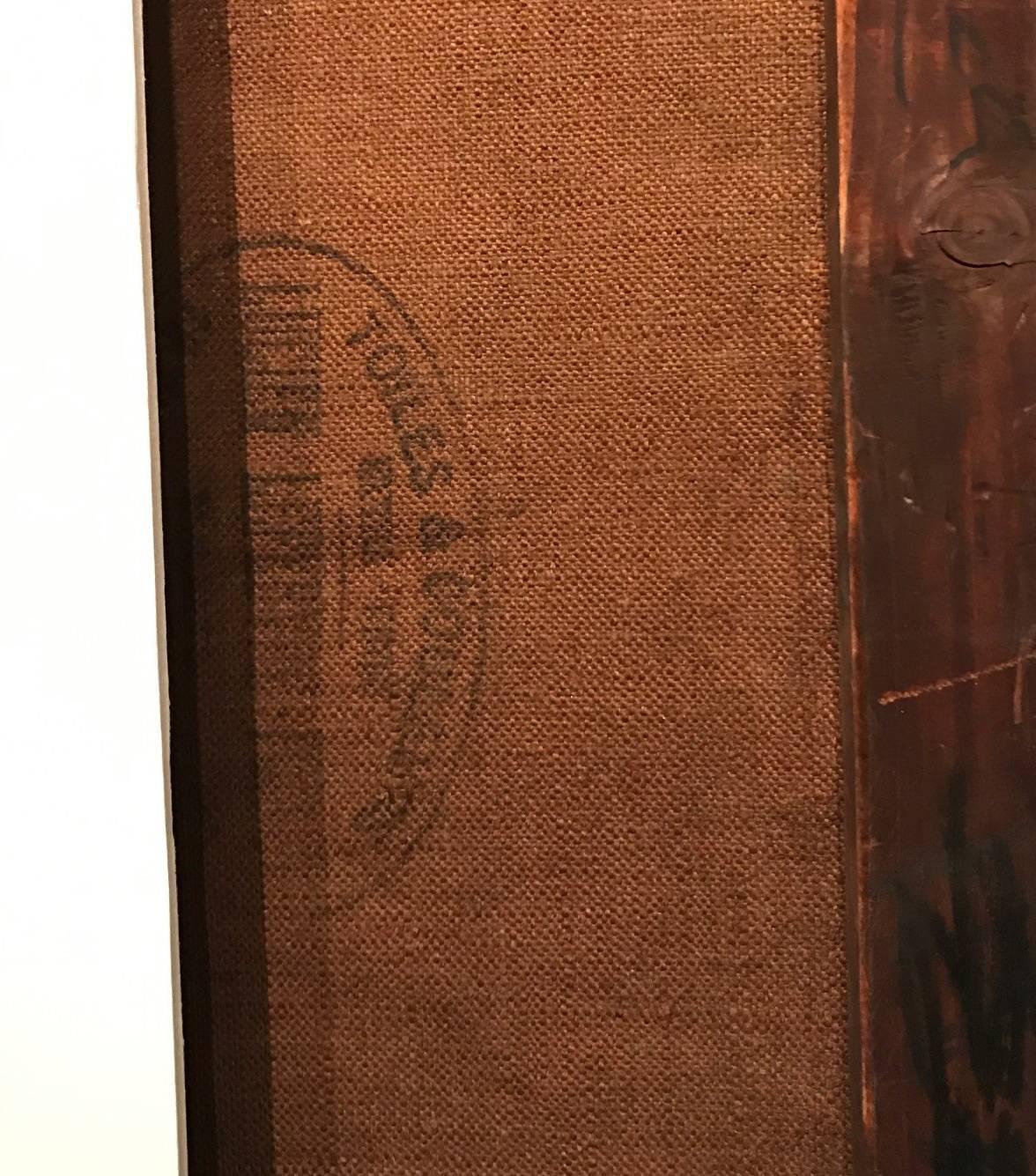 Augustus B. Koopman:: peinture à l'huile impressionniste de la côte 