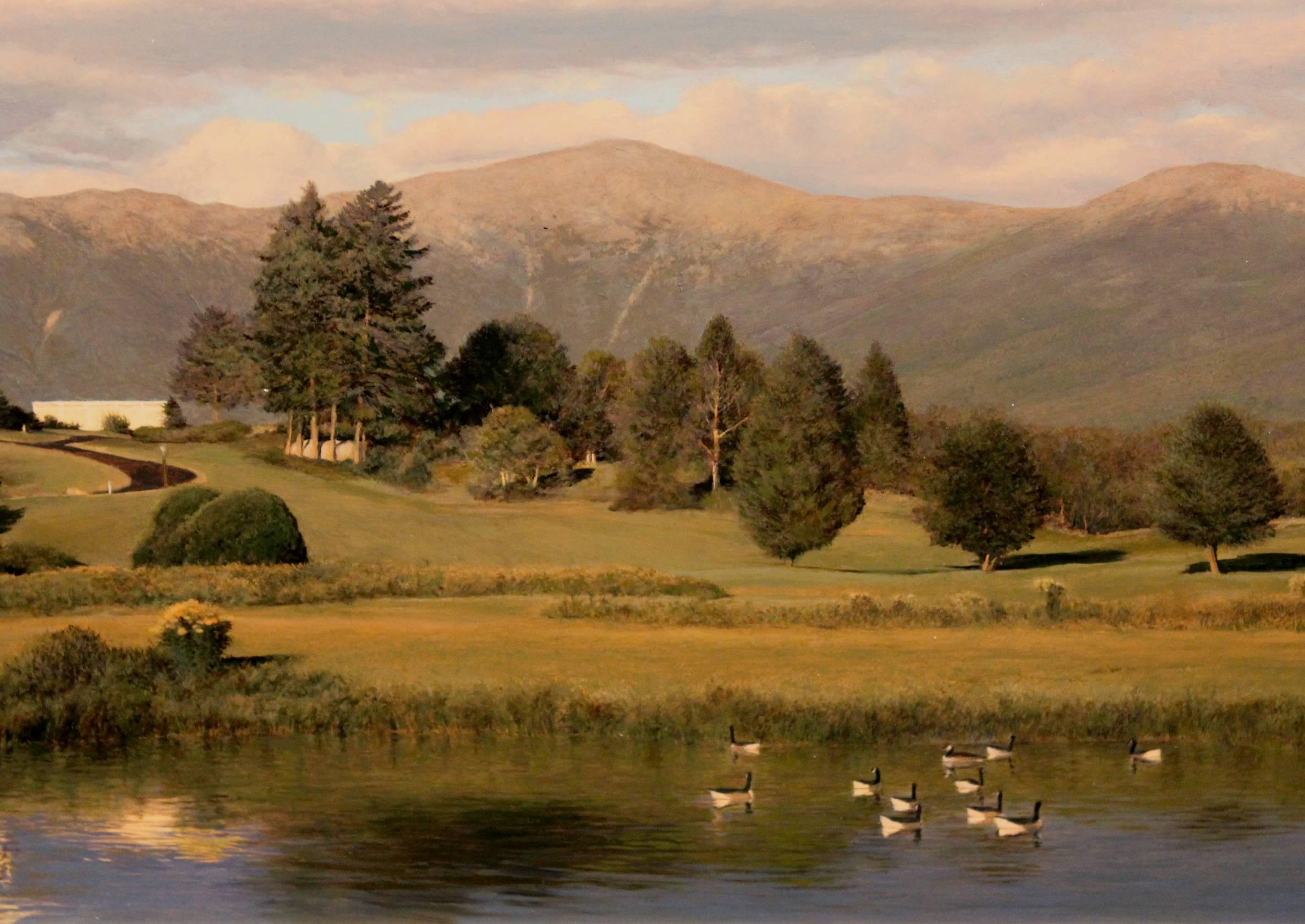 Erick Ingraham Nh White Mountain Landscape, The Mount Washington Inn In Excellent Condition In Milford, NH