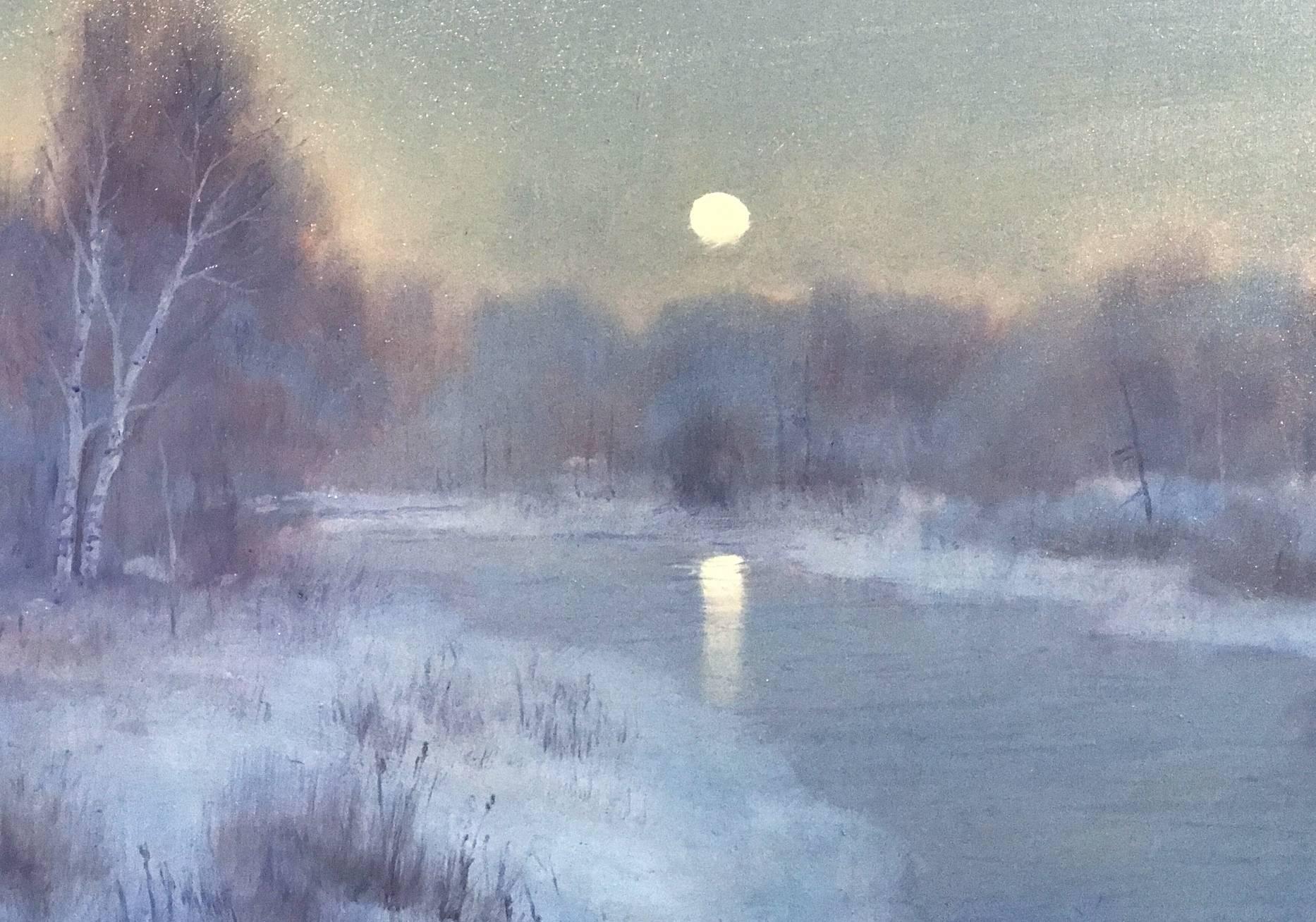 winter landscape oil paintings