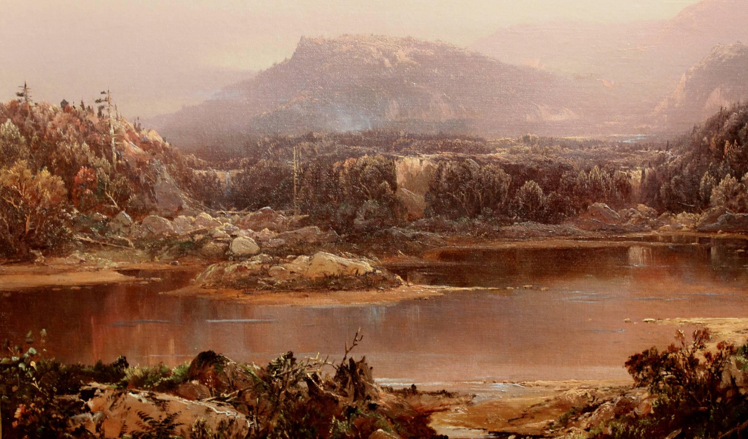 American William Louis Sonntag Painting, October in NH, Near the Foot of Mt. Washington
