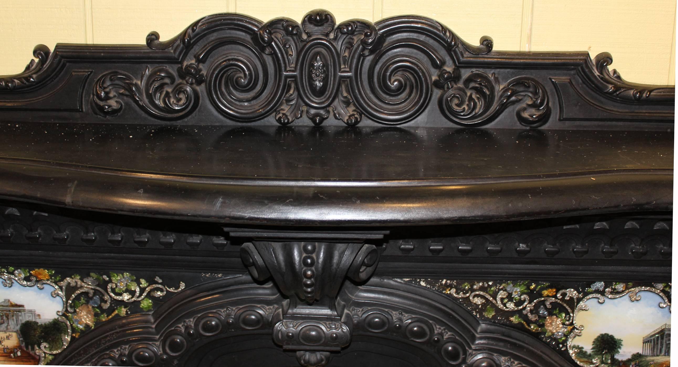 arched fireplace surround