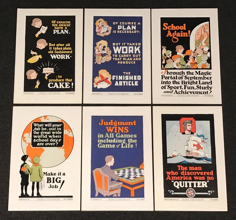 Collection Of 39 Hope Of A Nation Poster Series Educational Posters Circa 1937 For Sale At 1stdibs