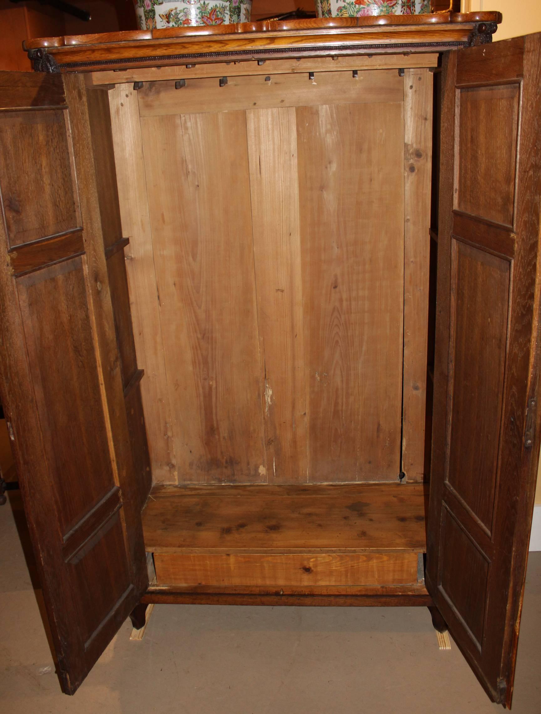 Diminutive 19th Century French Fruitwood Armoire 3