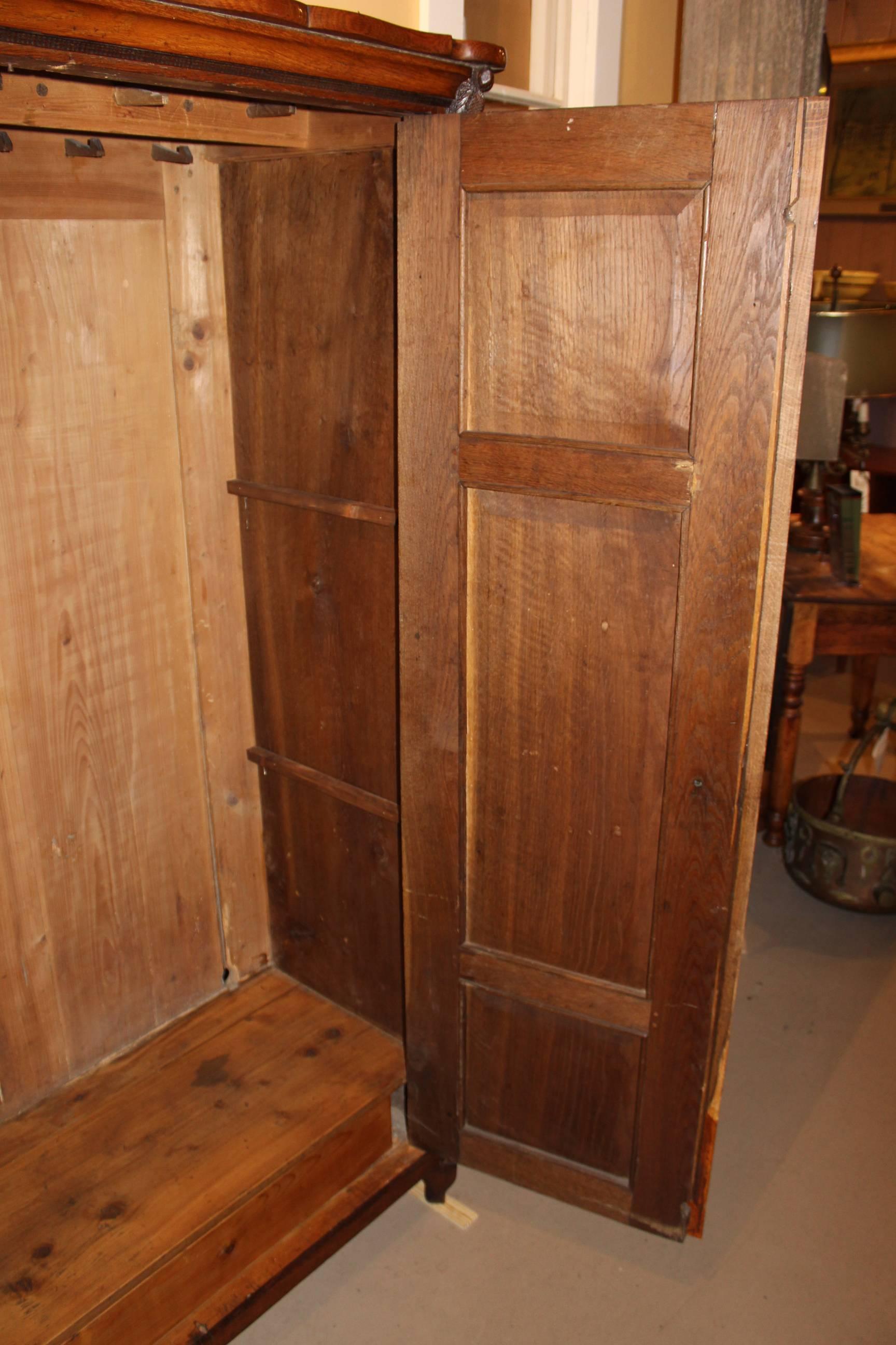 Diminutive 19th Century French Fruitwood Armoire 4