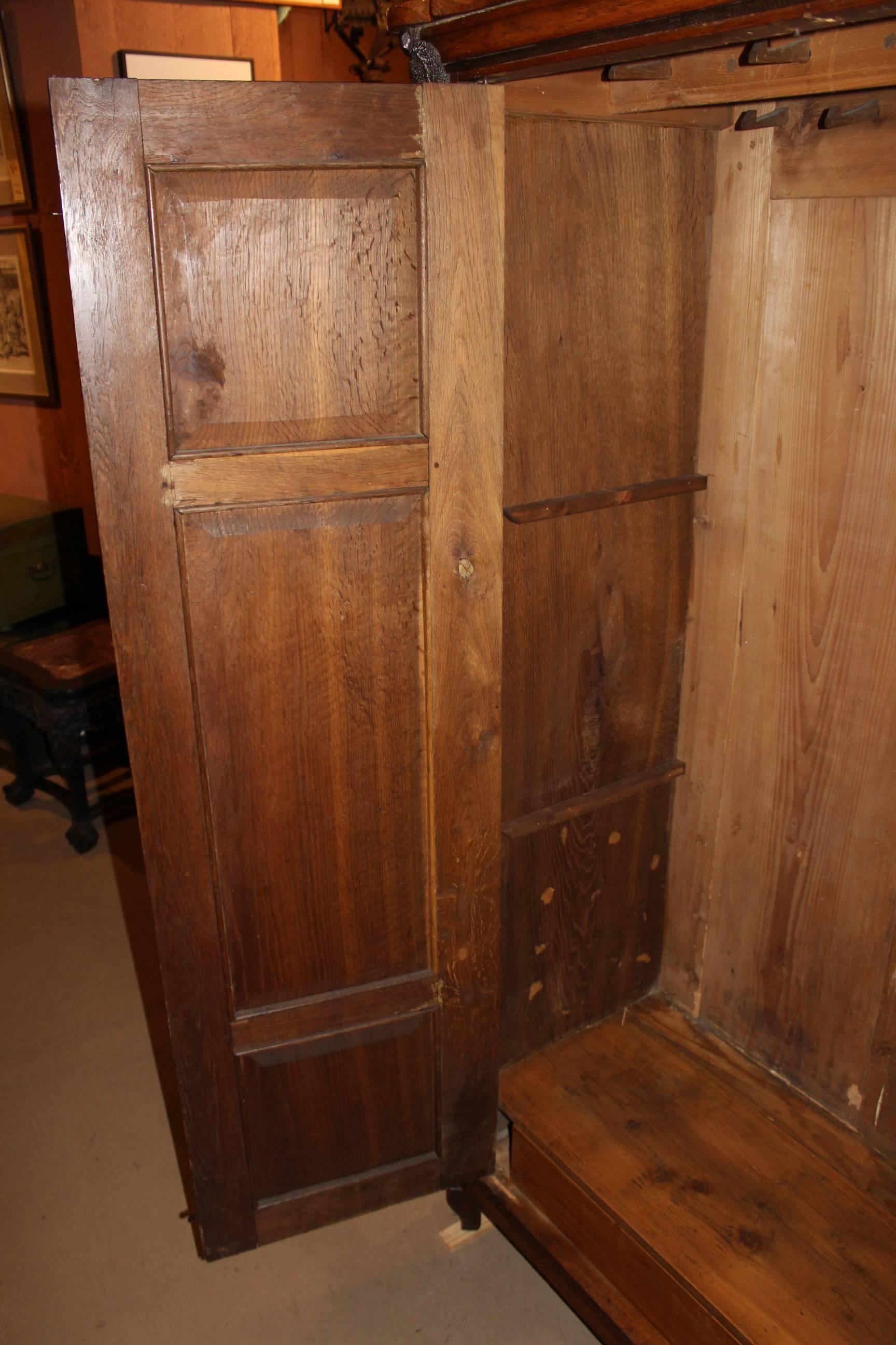 Diminutive 19th Century French Fruitwood Armoire 5