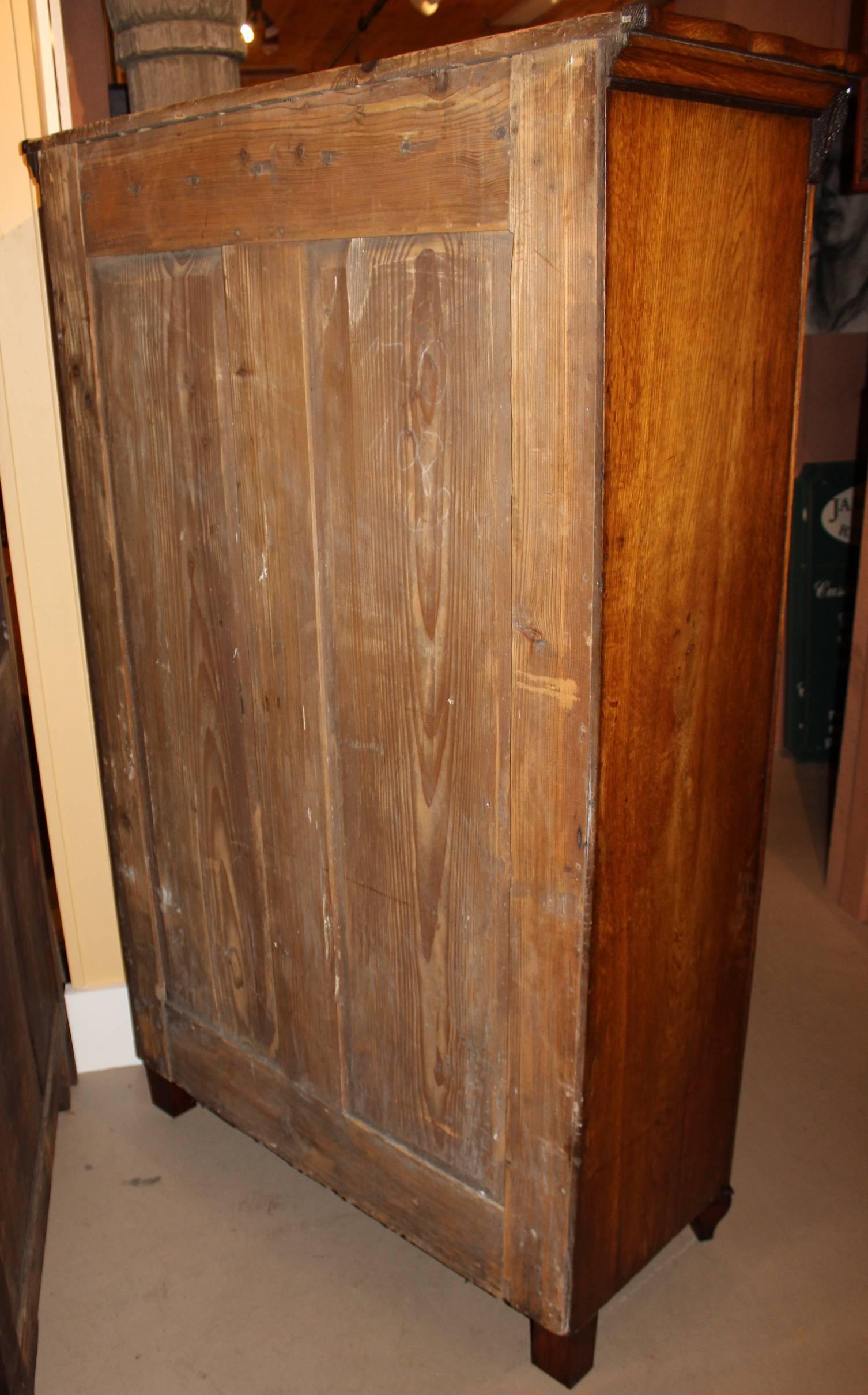 Diminutive 19th Century French Fruitwood Armoire 6