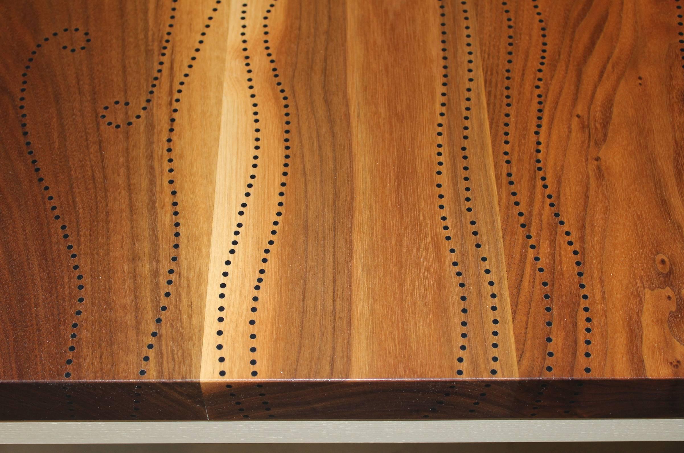 Peter Sandback Modernist Low Square Table in Bleached Walnut and Ash In Excellent Condition In Milford, NH