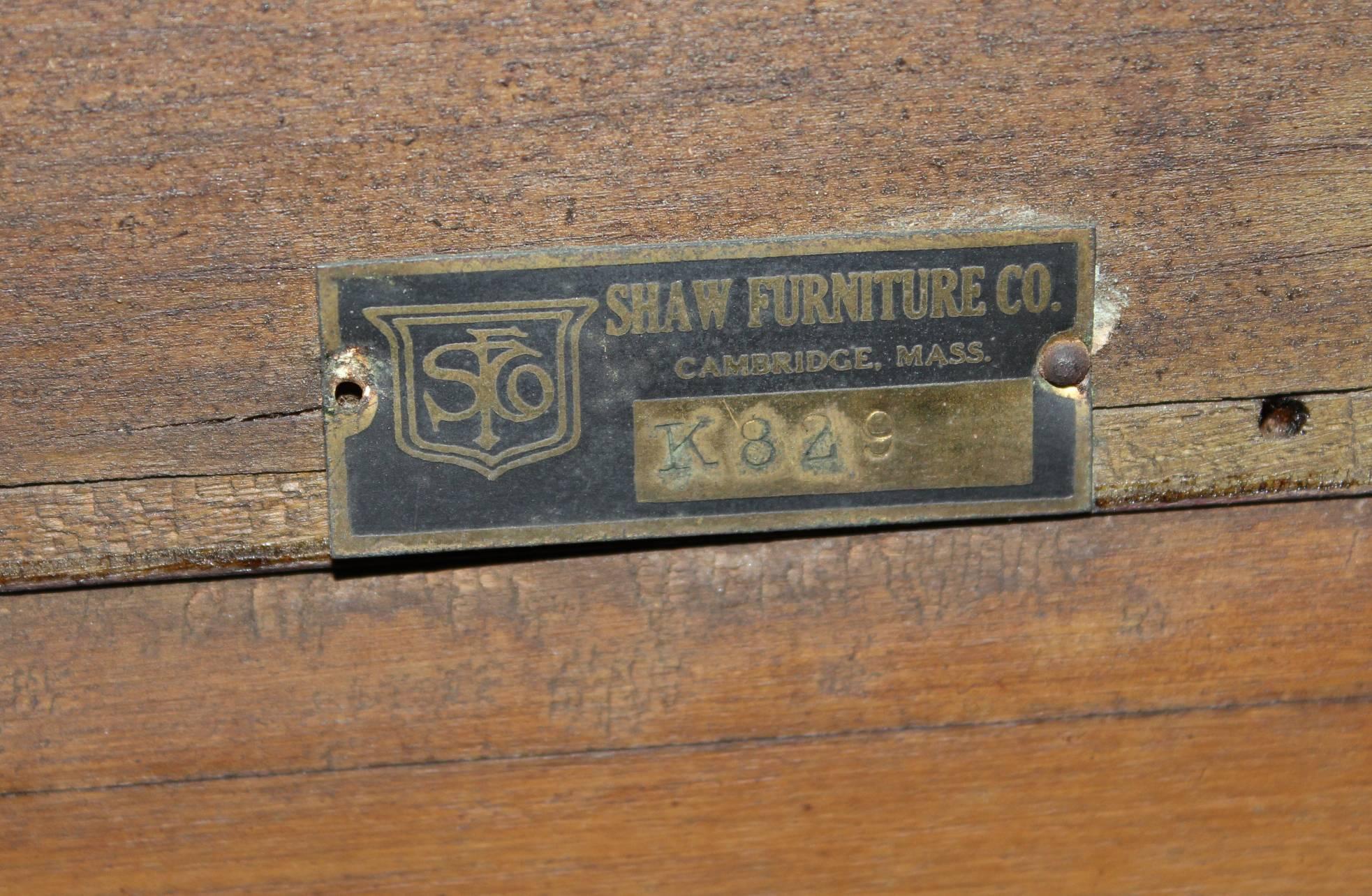 Cabinet on Stand / Linen Press by Shaw Furniture Co, Cambridge MA, circa 1930 1