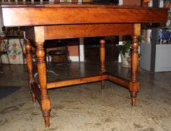 Large 19th Century English Mahogany Two Part Lift Top Standing Desk