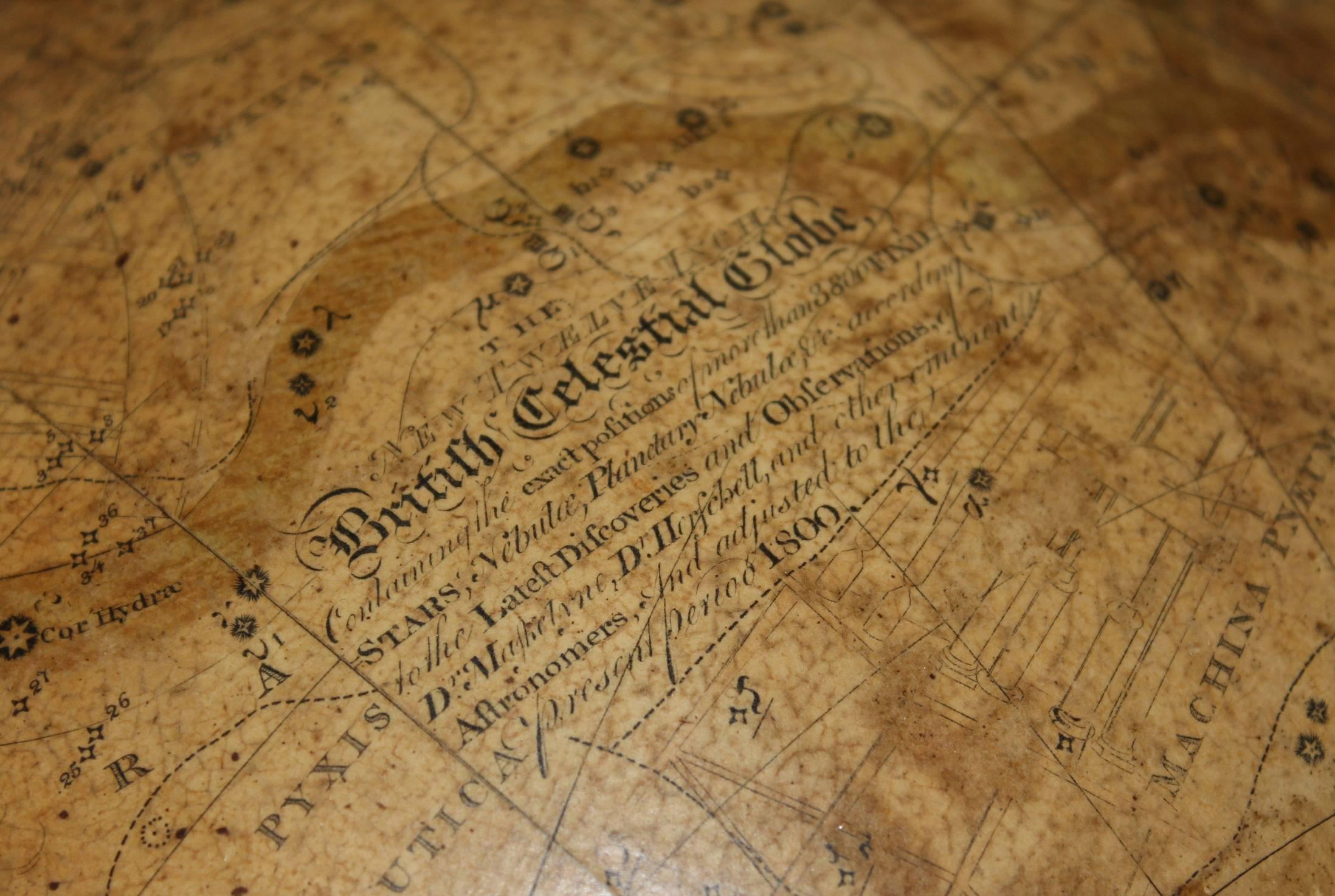 Pair of English Globes, Cary’s Terrestrial & Bardin British Celestial circa 1800 1