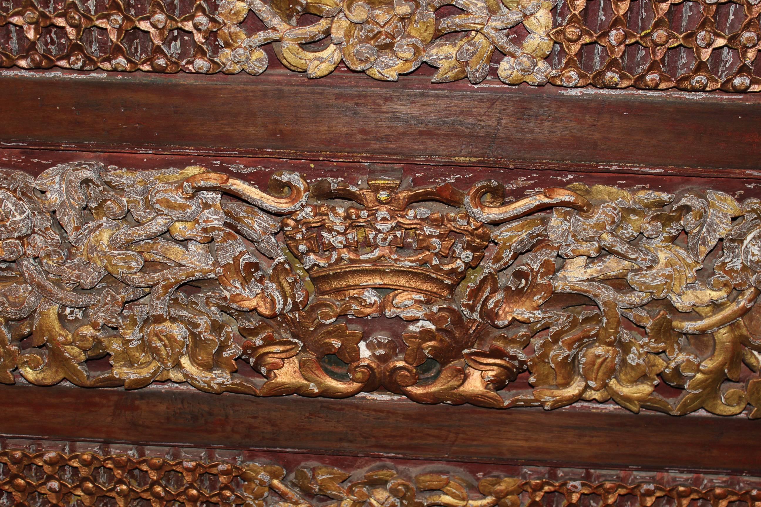 indonesian carved wood panels