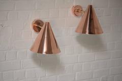 Hans Agne Jakobsson Copper and Brass Wall Lamps, Sweden