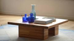 Ilmari Tapiovaara Finish Solid Pine Coffee Table or Ottoman, 1955