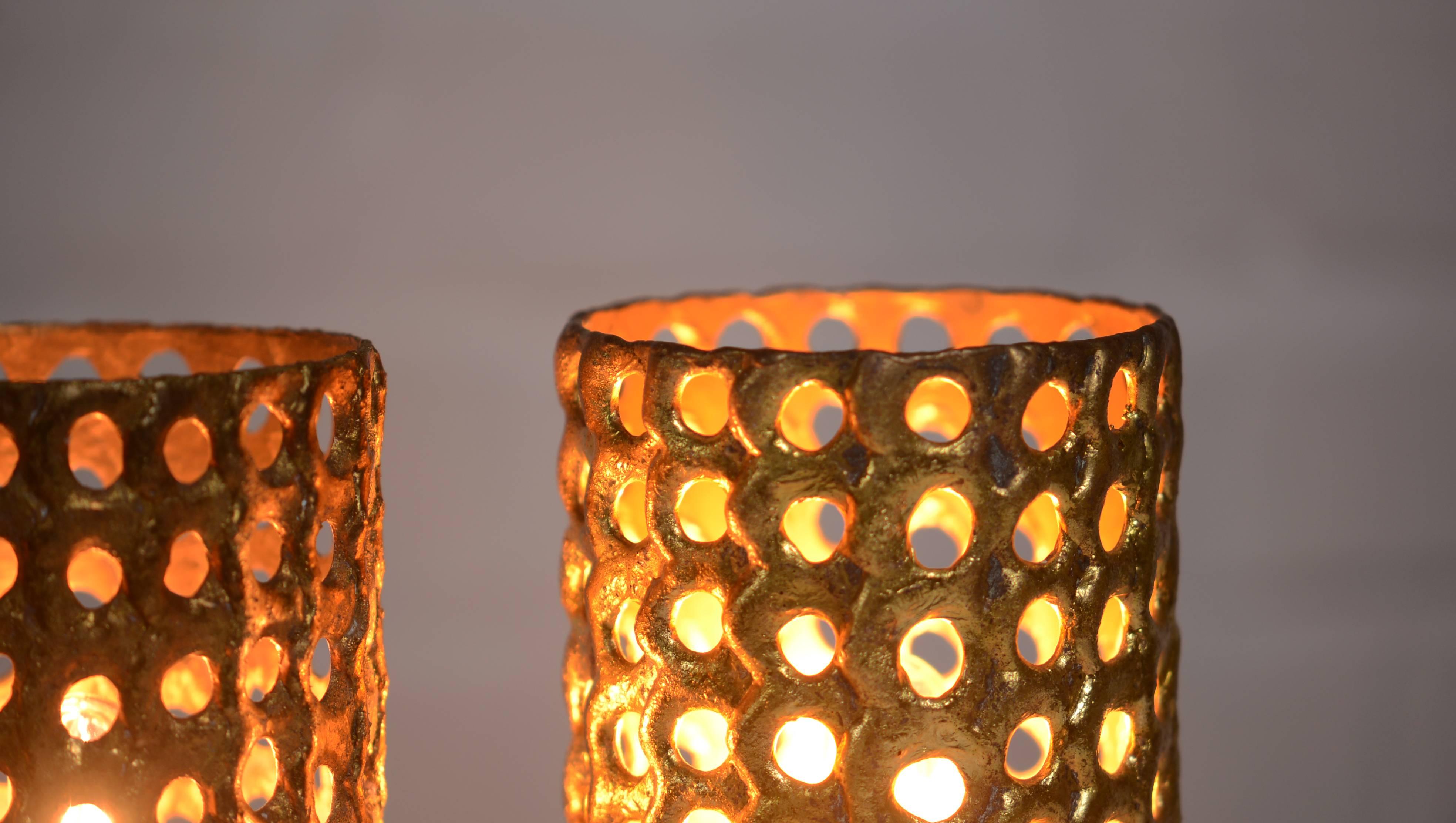 Scandinavian Modern Pierre Forssell Rare Brass Lamps Made by Skultuna, Sweden