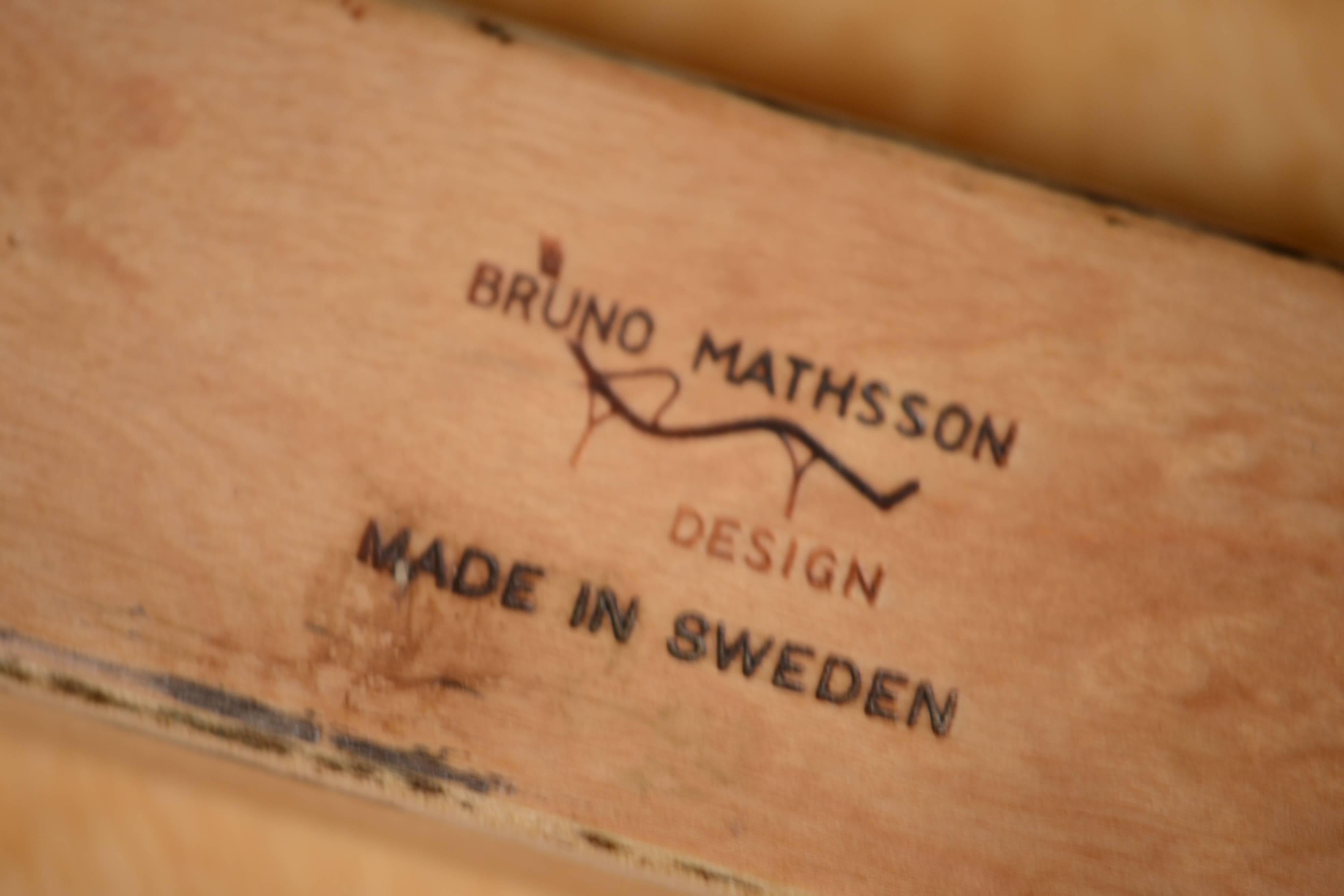 Bruno Mathsson, Maria Flap Folding Table, Beechwood Made in Sweden in 1960 For Sale 2