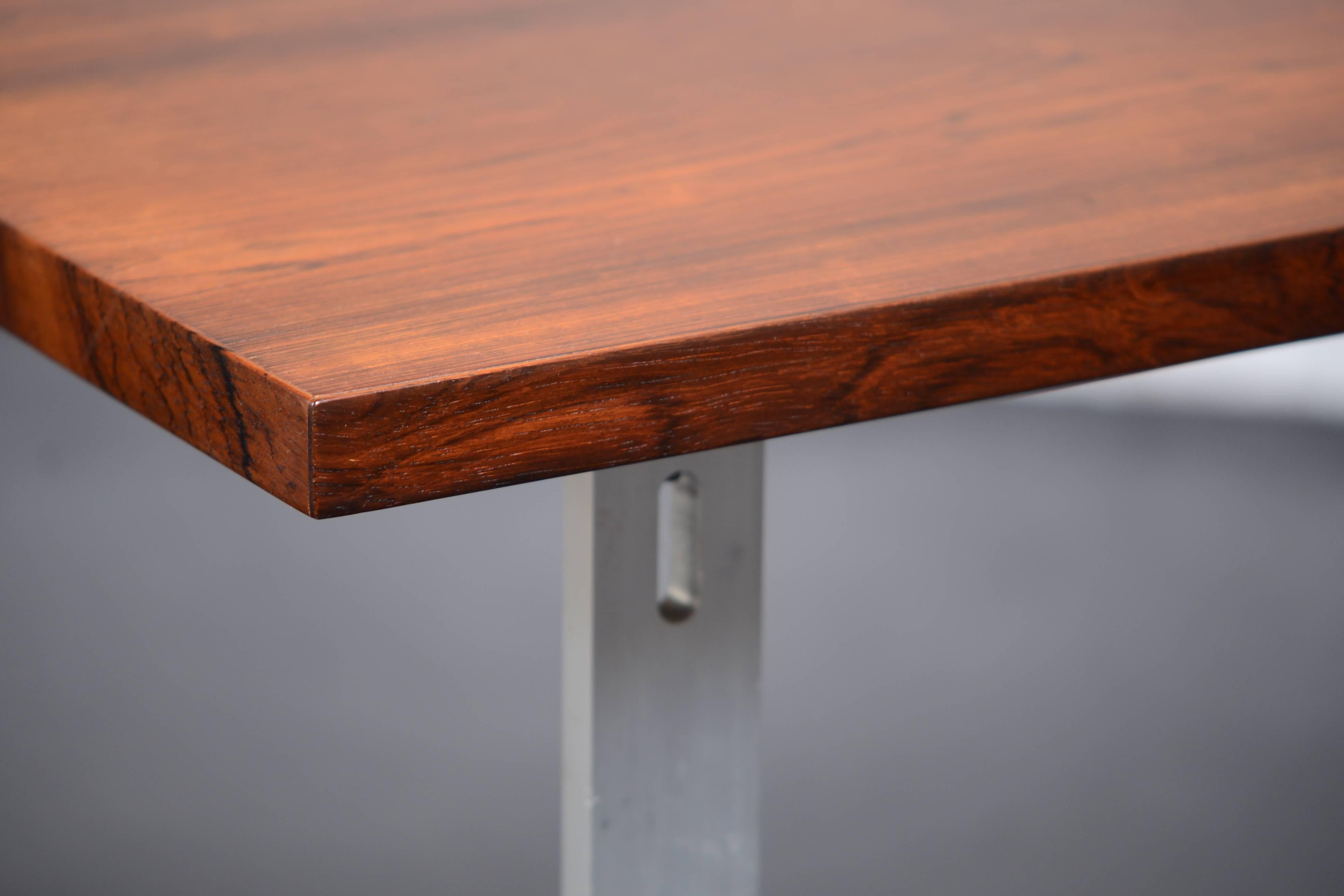 Mid-20th Century Jørgen Hoj Danish Rosewood Desk or Dining Table Made in 1962 by Niels Vitsoe For Sale