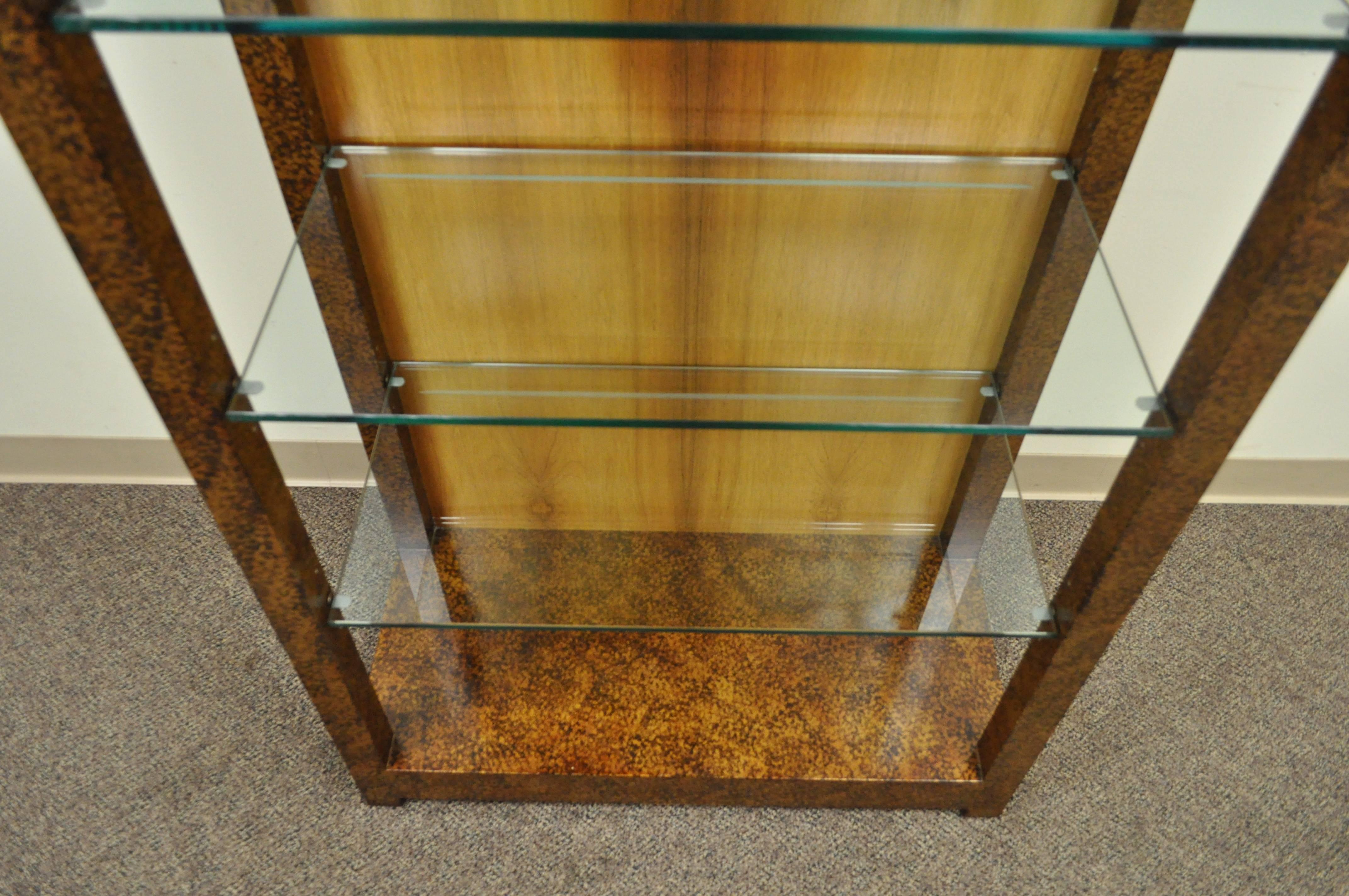 gold leaf bookcase