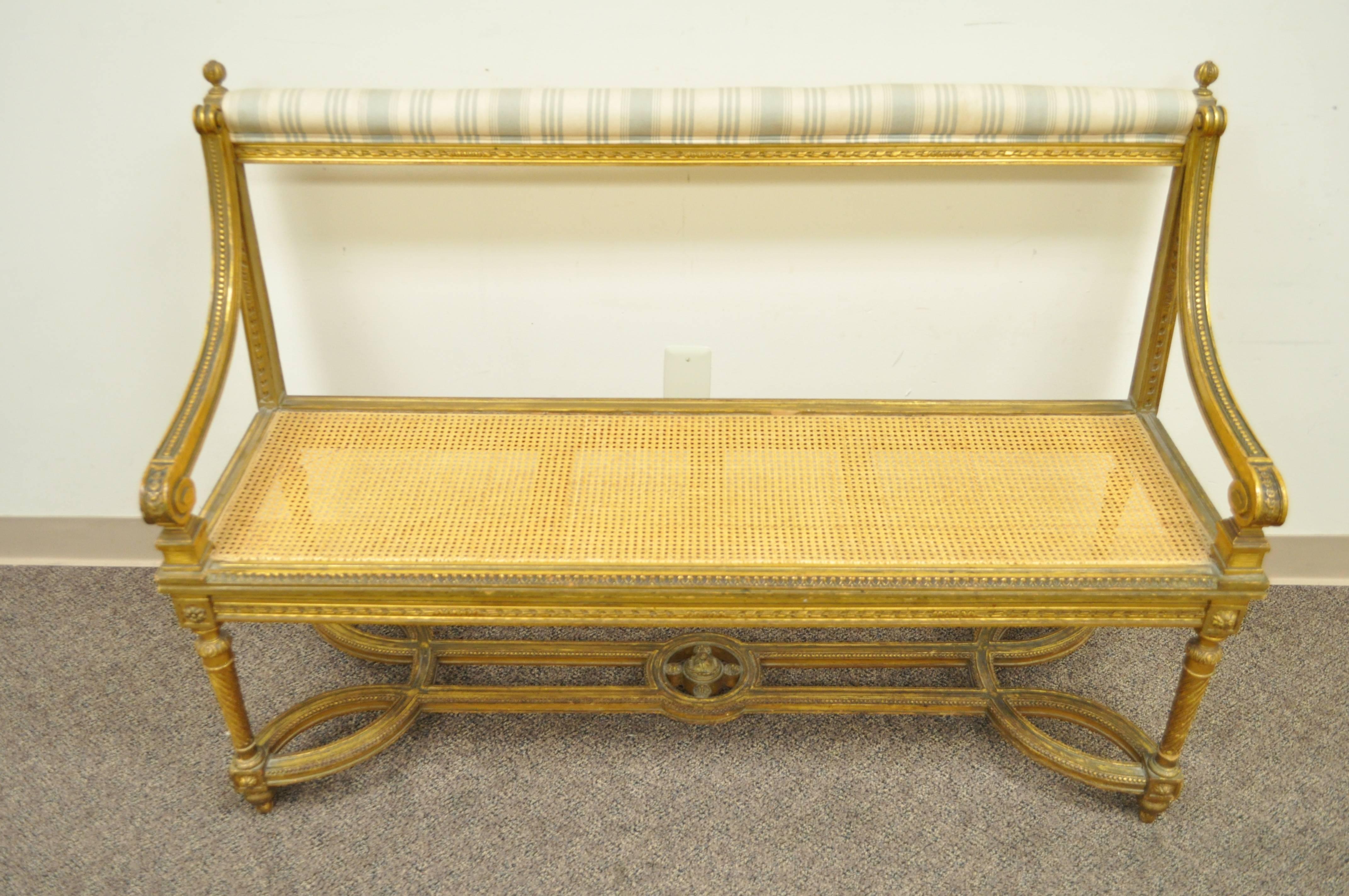 french settee bench