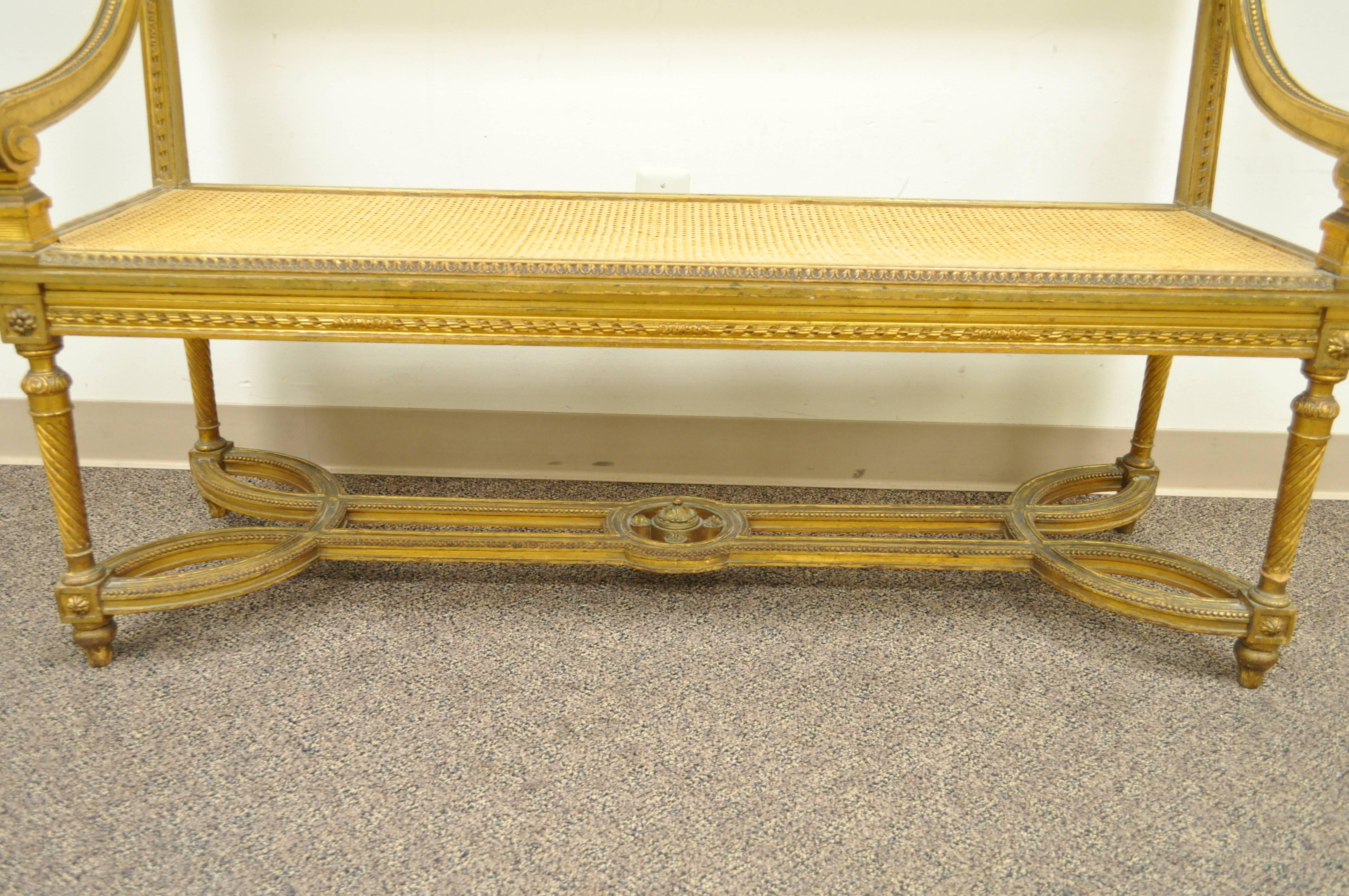 antique french bench