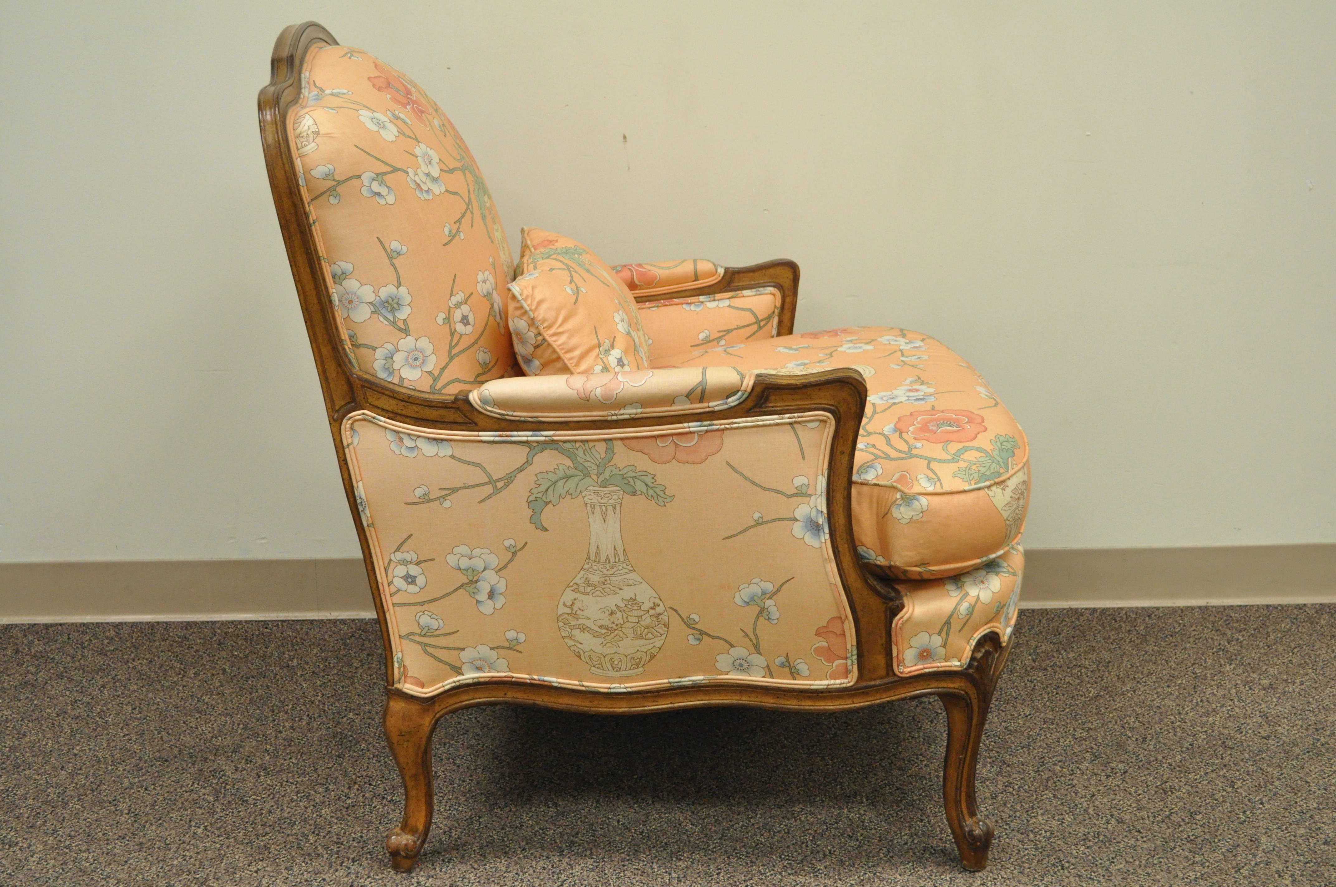 bergere chair with ottoman