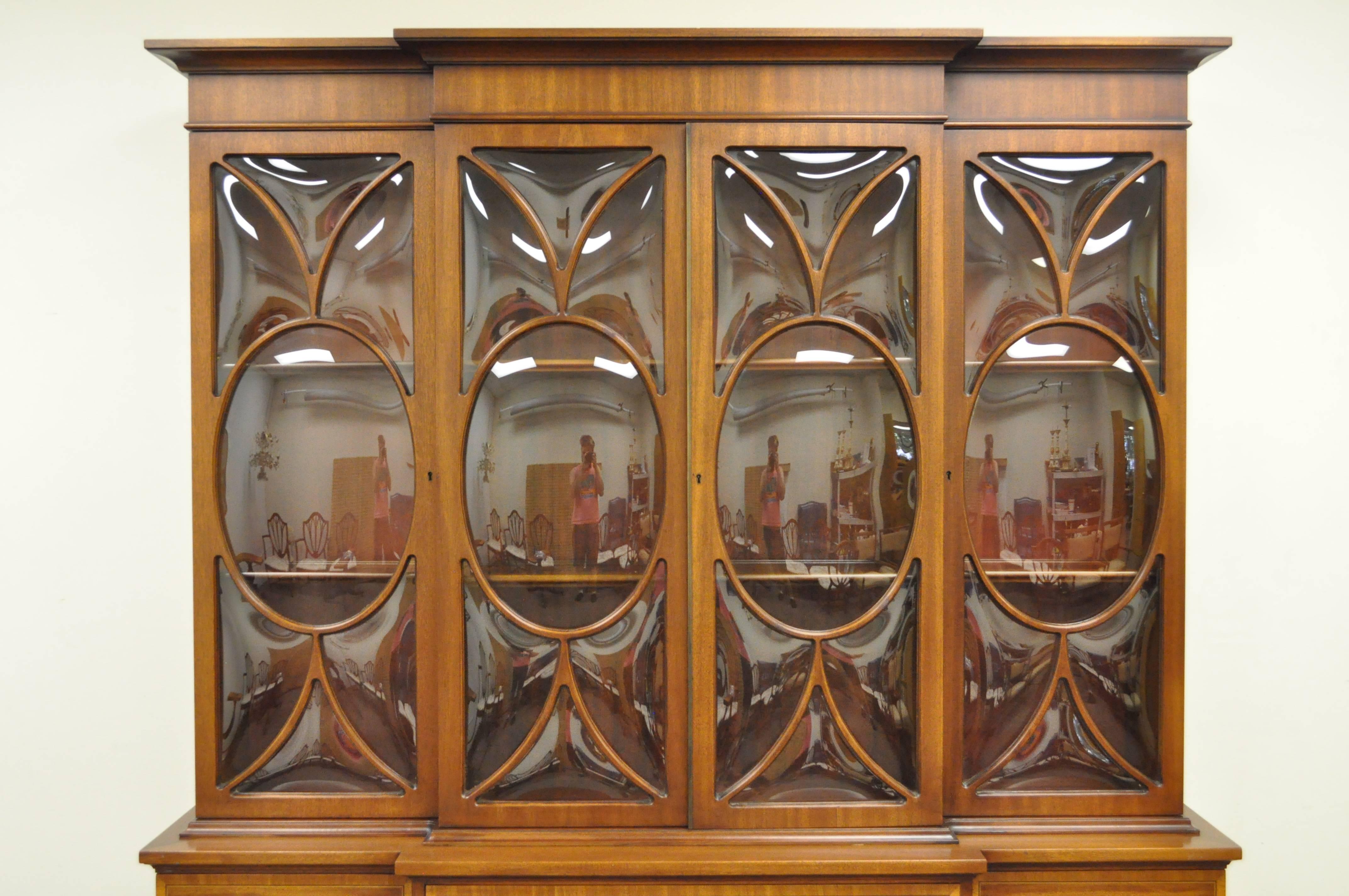 bubble glass china cabinet