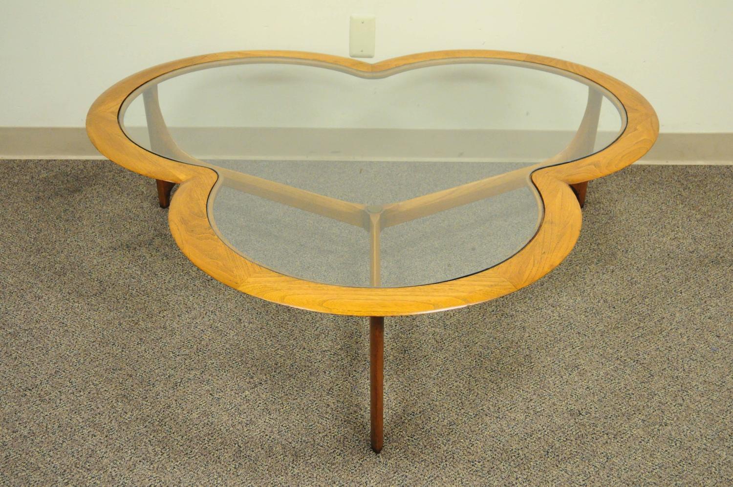 Vintage Lane Three Leaf Clover MidCentury Modern Coffee Table Kagan