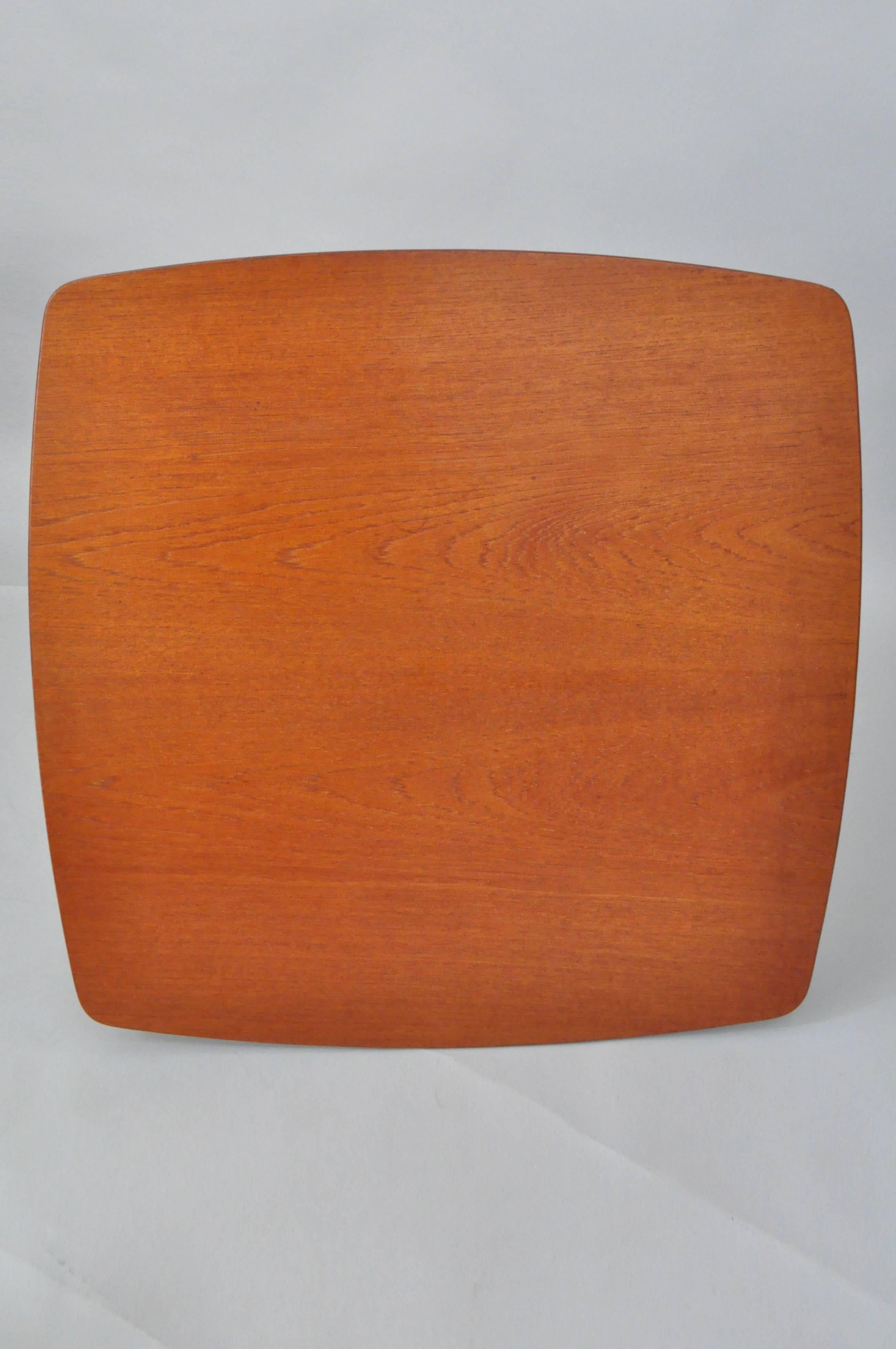 Mid-20th Century Mid-Century Danish Modern Teak Wood Grete Jalk P. Jeppesens Square Coffee Table