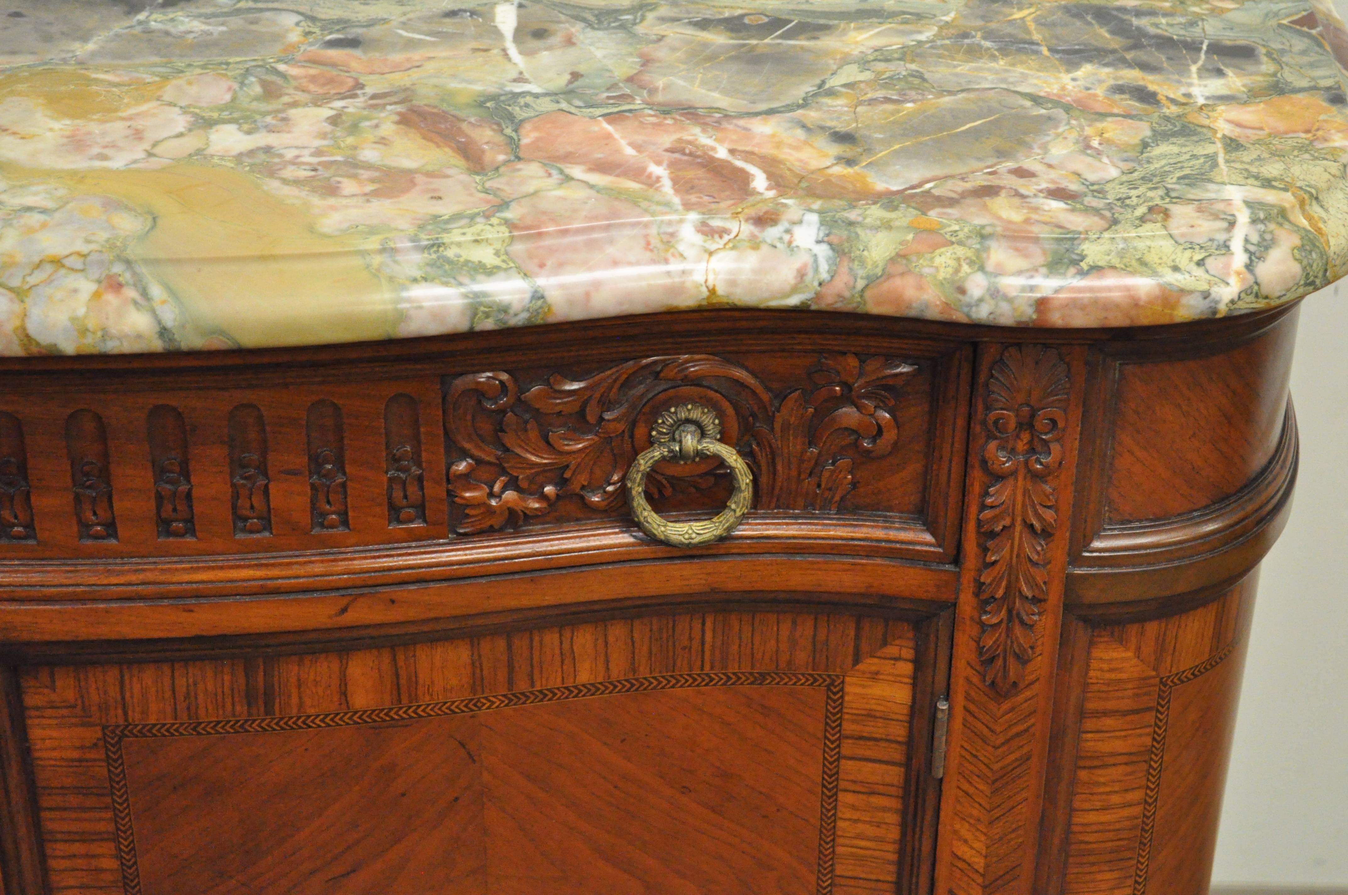 marble top cabinet antique