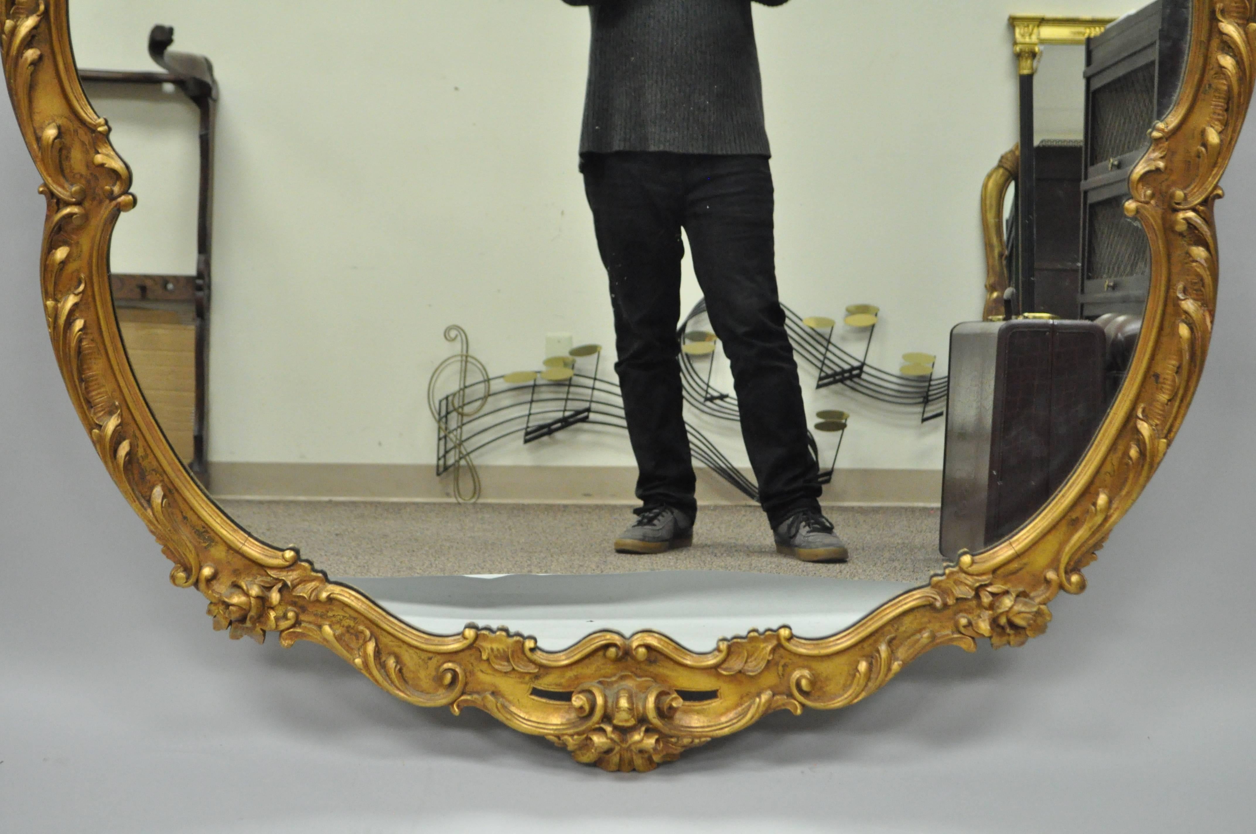 rococo mirror gold