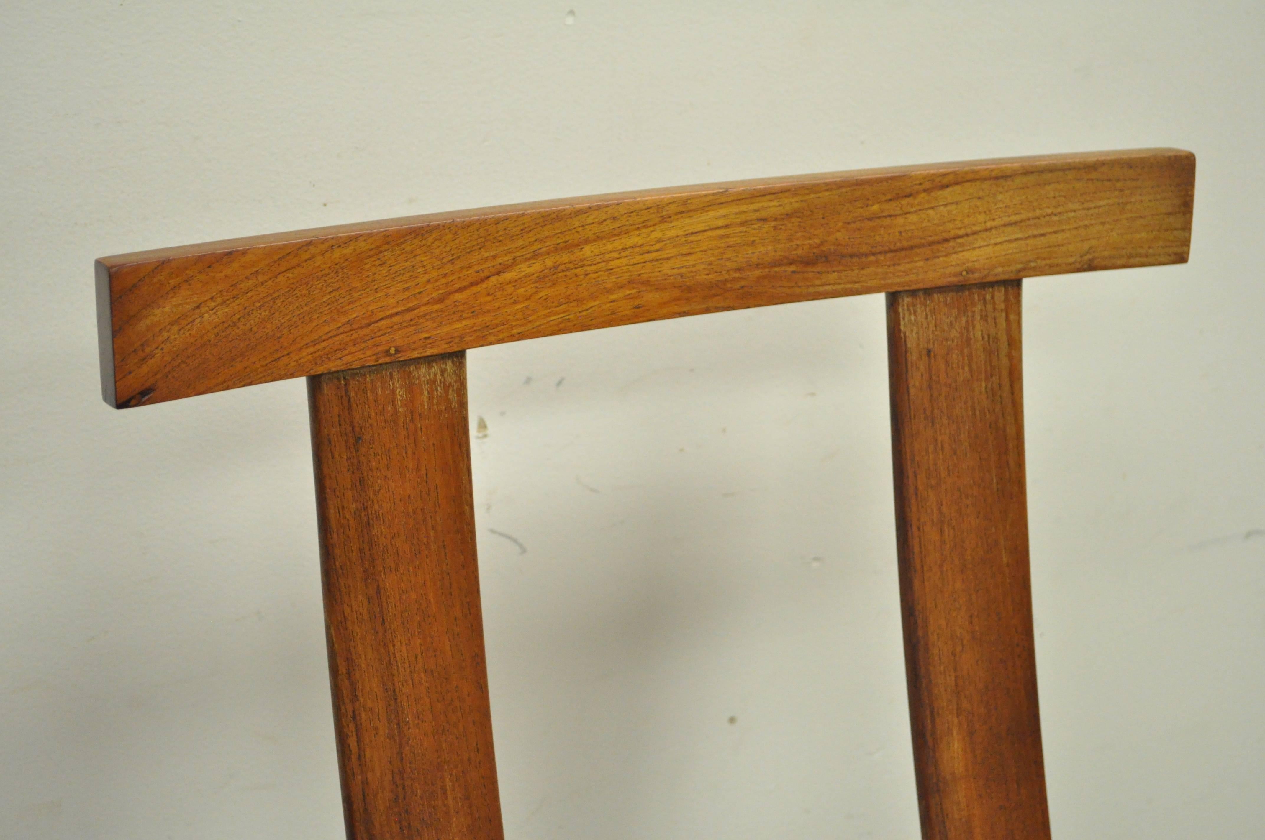Vintage Arne Vodder FD-164 Teak Mid-Century Danish Modern Reclining Lounge Chair In Good Condition In Philadelphia, PA