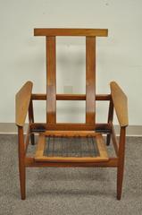 Vintage Arne Vodder FD-164 Teak Mid-Century Danish Modern Reclining Lounge Chair