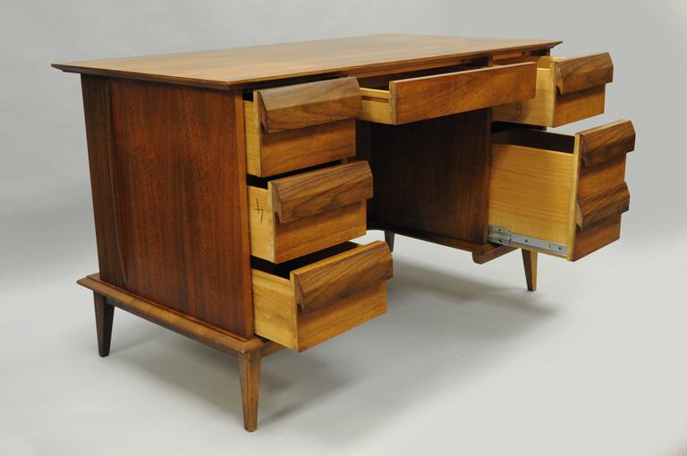 Lane Altavista “First Edition” Tambour Door Bookcase Front Kneehole