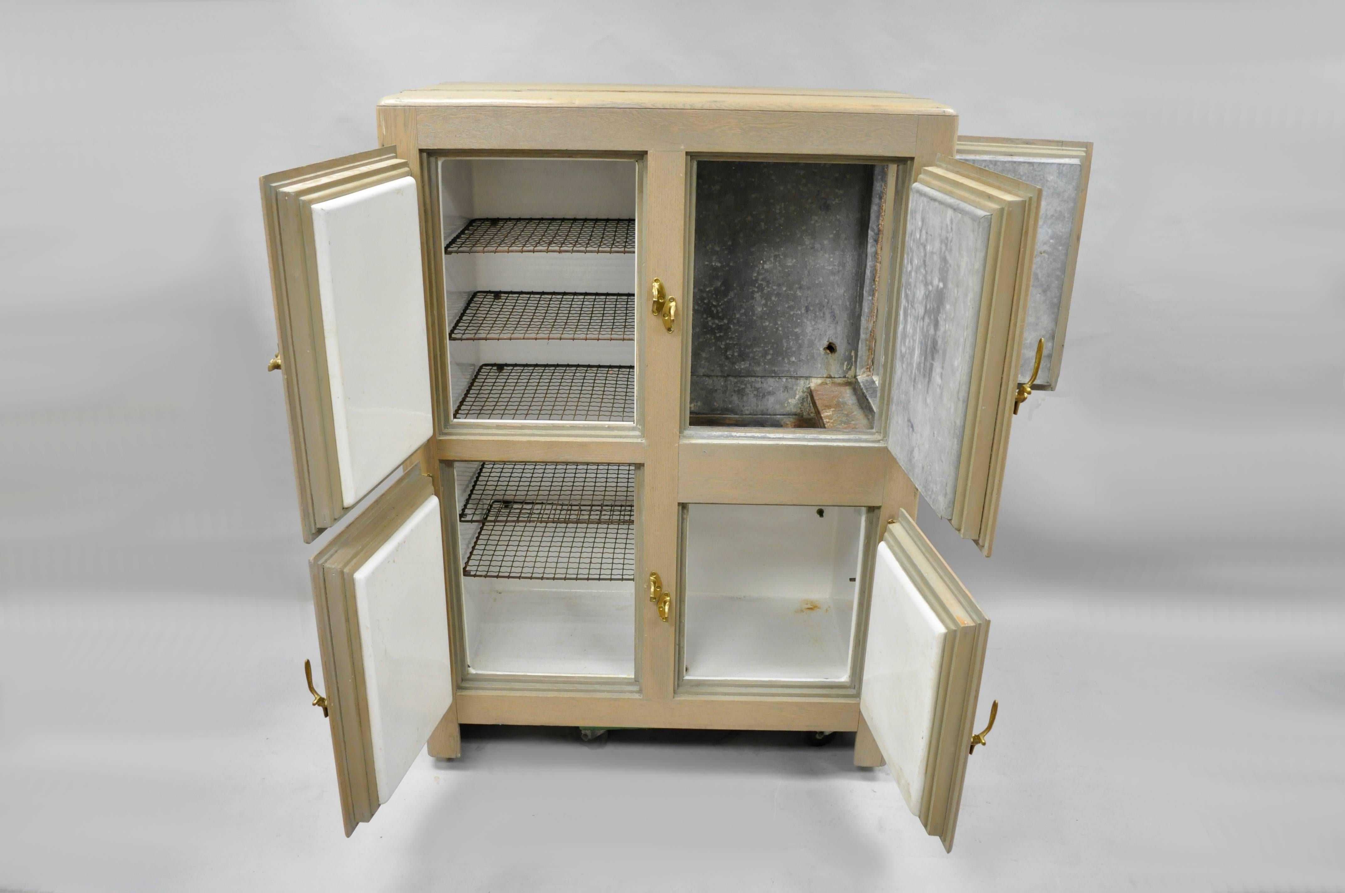 chest freezer wood cabinet