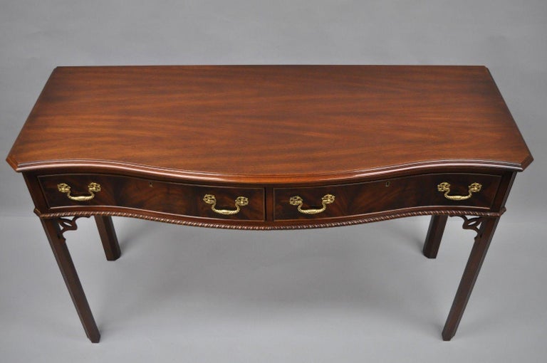 Councill Craftsmen Gany Chippendale Server Tall Console Table American Councill Craftsmen Gany Chippendale Server Tall Console Table Hunt Board For