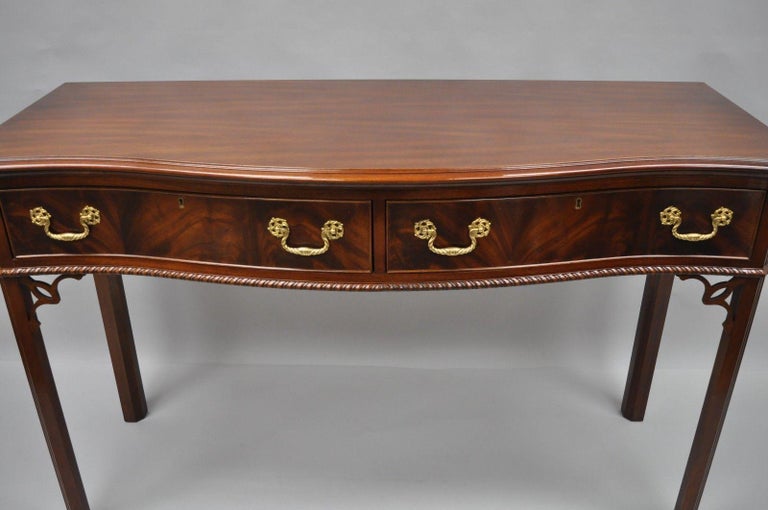 Councill Craftsmen Gany Chippendale Server Tall Console Table Councill Craftsmen Gany Chippendale Server Tall Console Table Hunt Board For 4