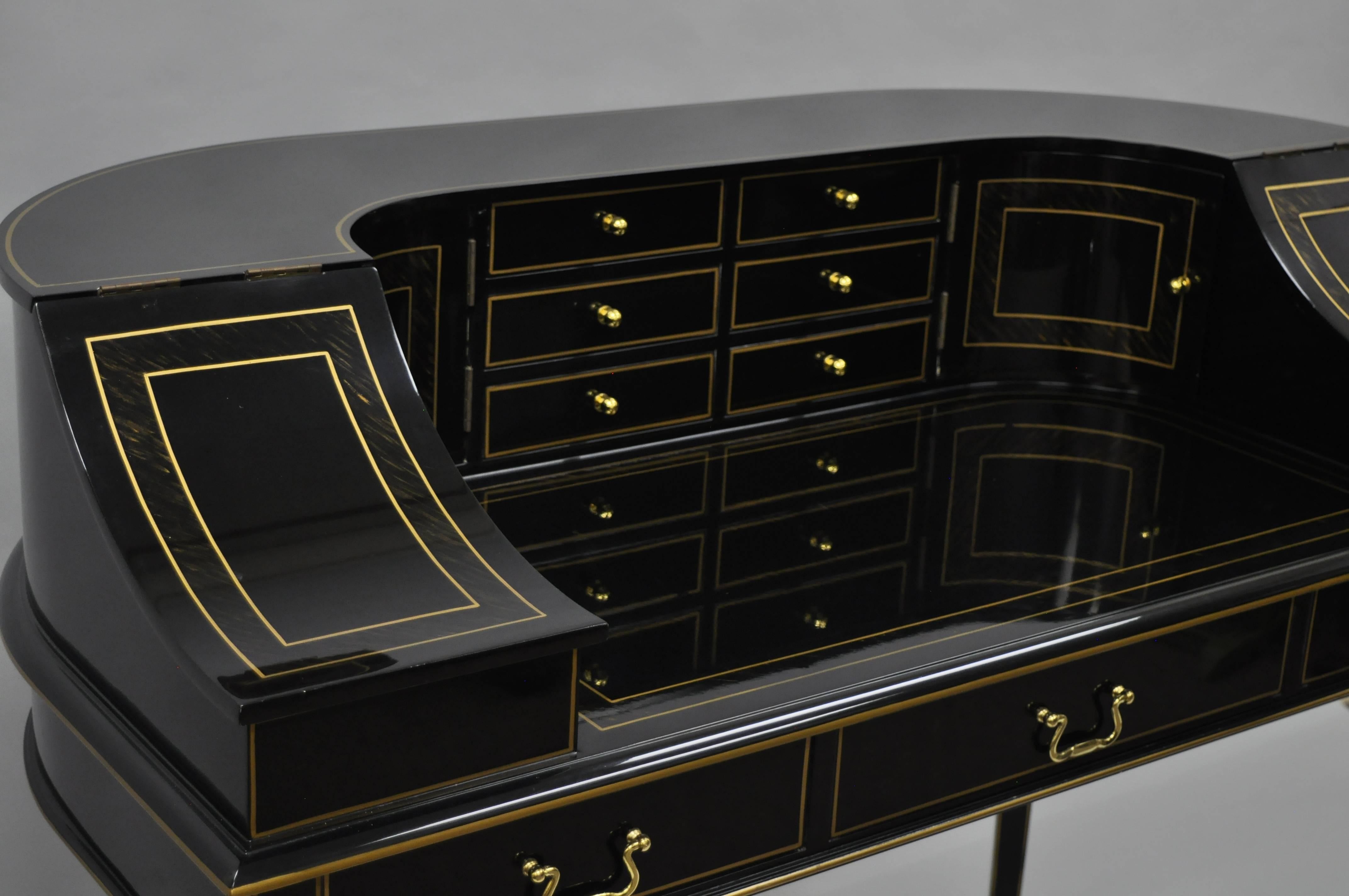 black lacquer desk