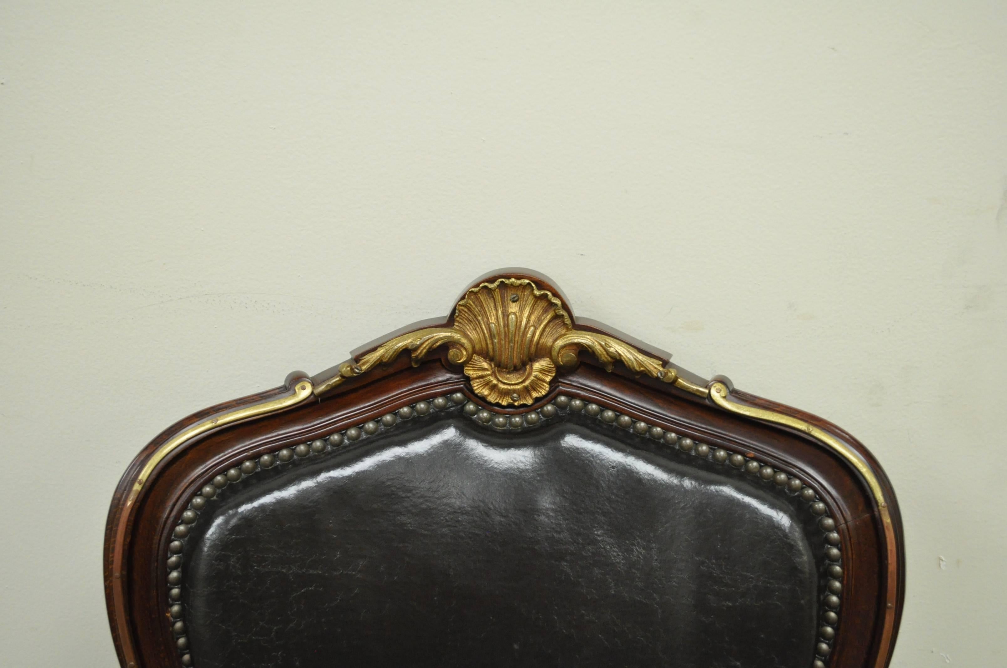 20th Century Figural Bronze Ormolu Armchair in the French Louis XV Taste In Good Condition In Philadelphia, PA
