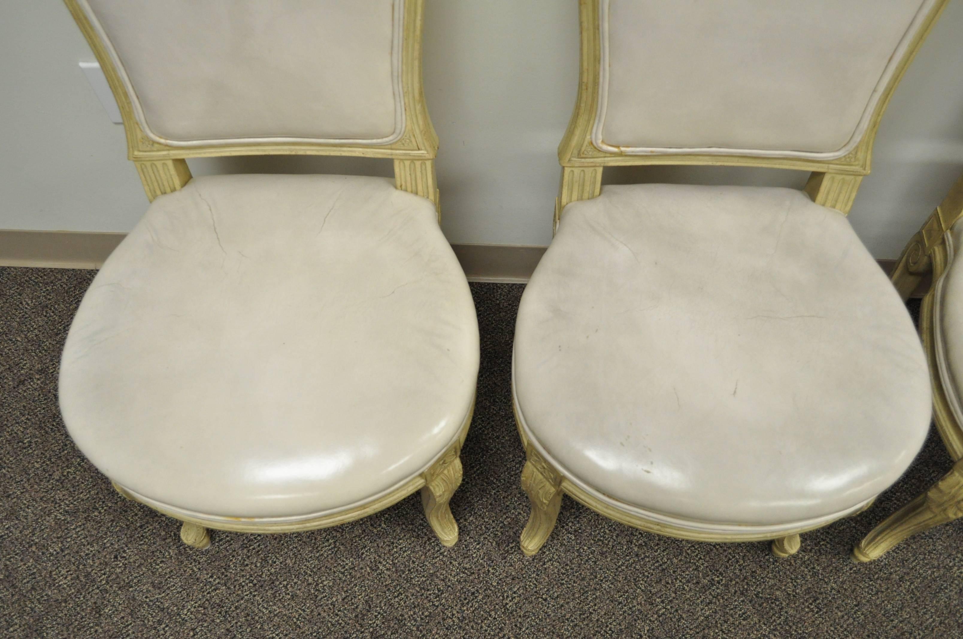 french carved dining chairs