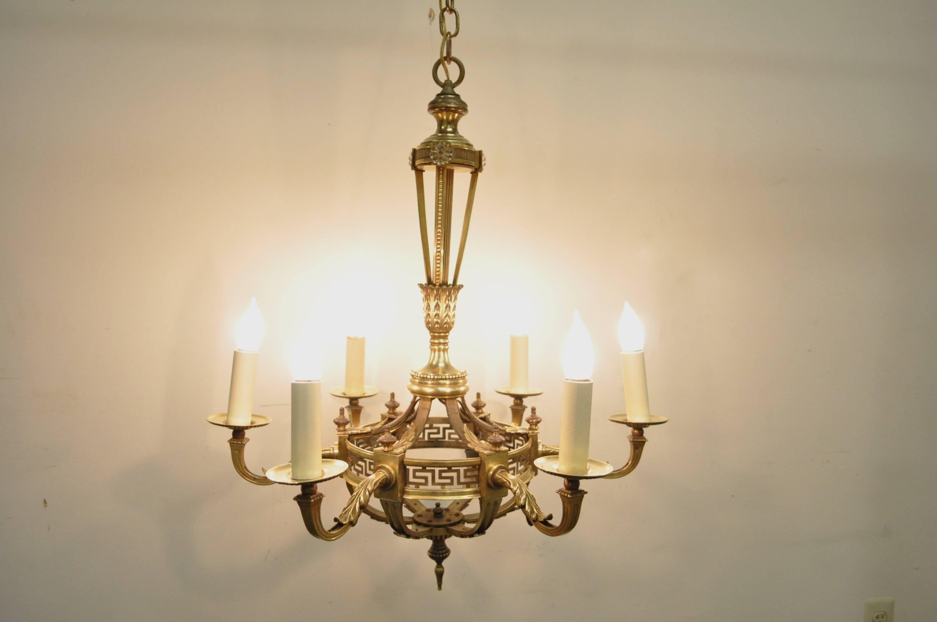 greek chandelier