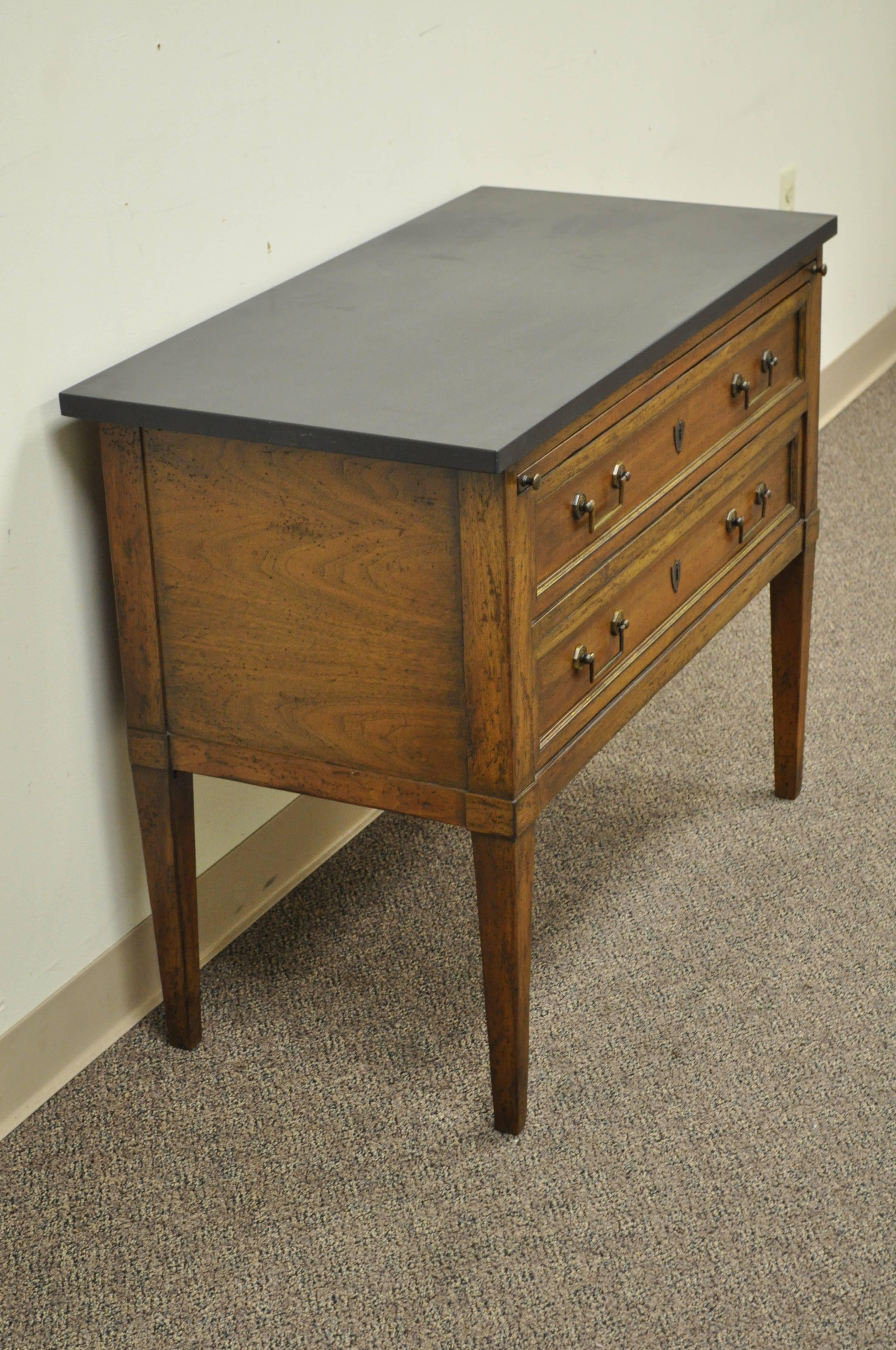 Customwood Harrison, Ny French Directoire Style Custom-Made Slate Top Commode 3