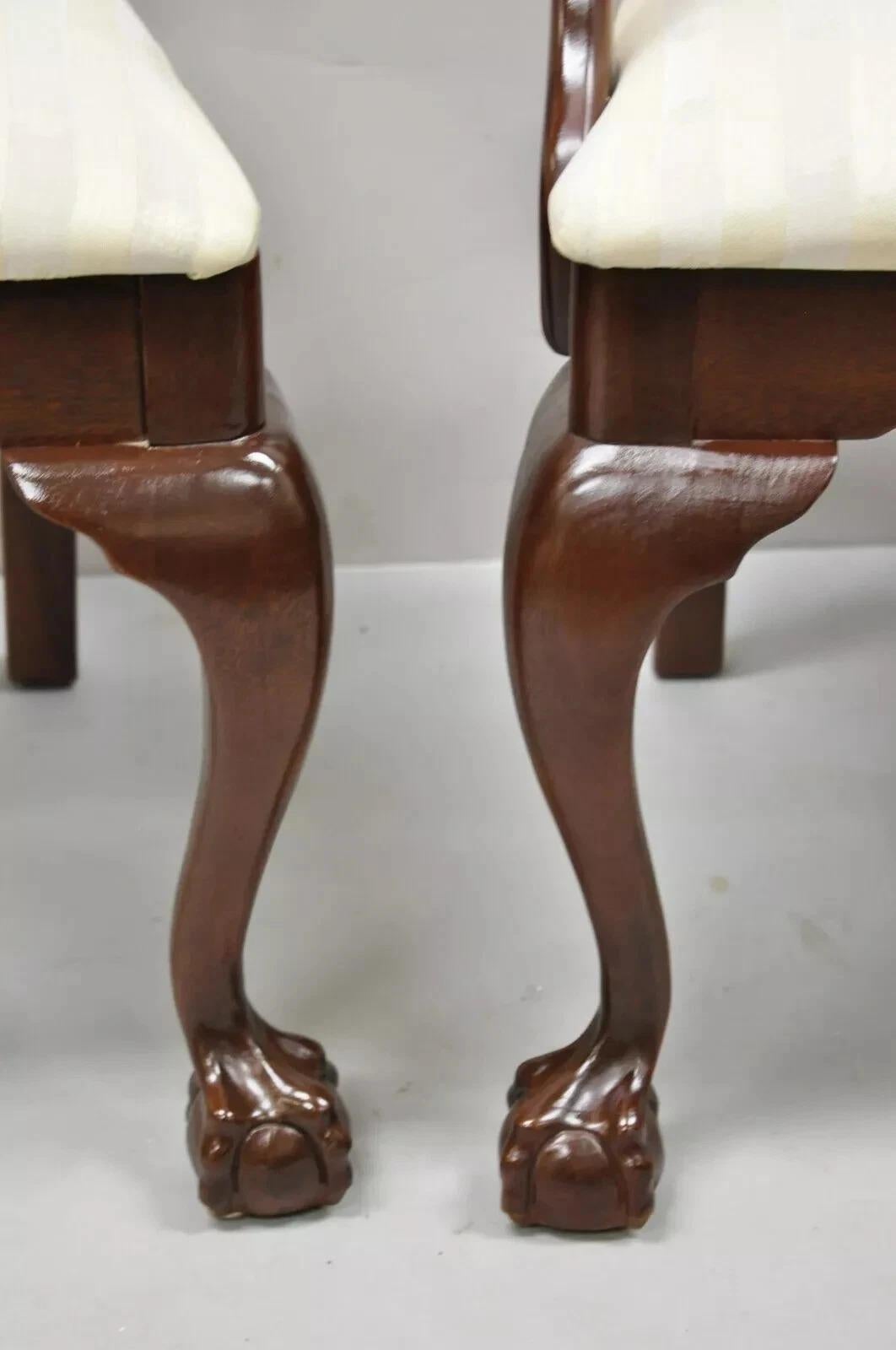 Sedie da pranzo vintage American Drew in legno di ciliegio in stile Chippendale - Set di 6 In condizioni buone in vendita a Philadelphia, PA