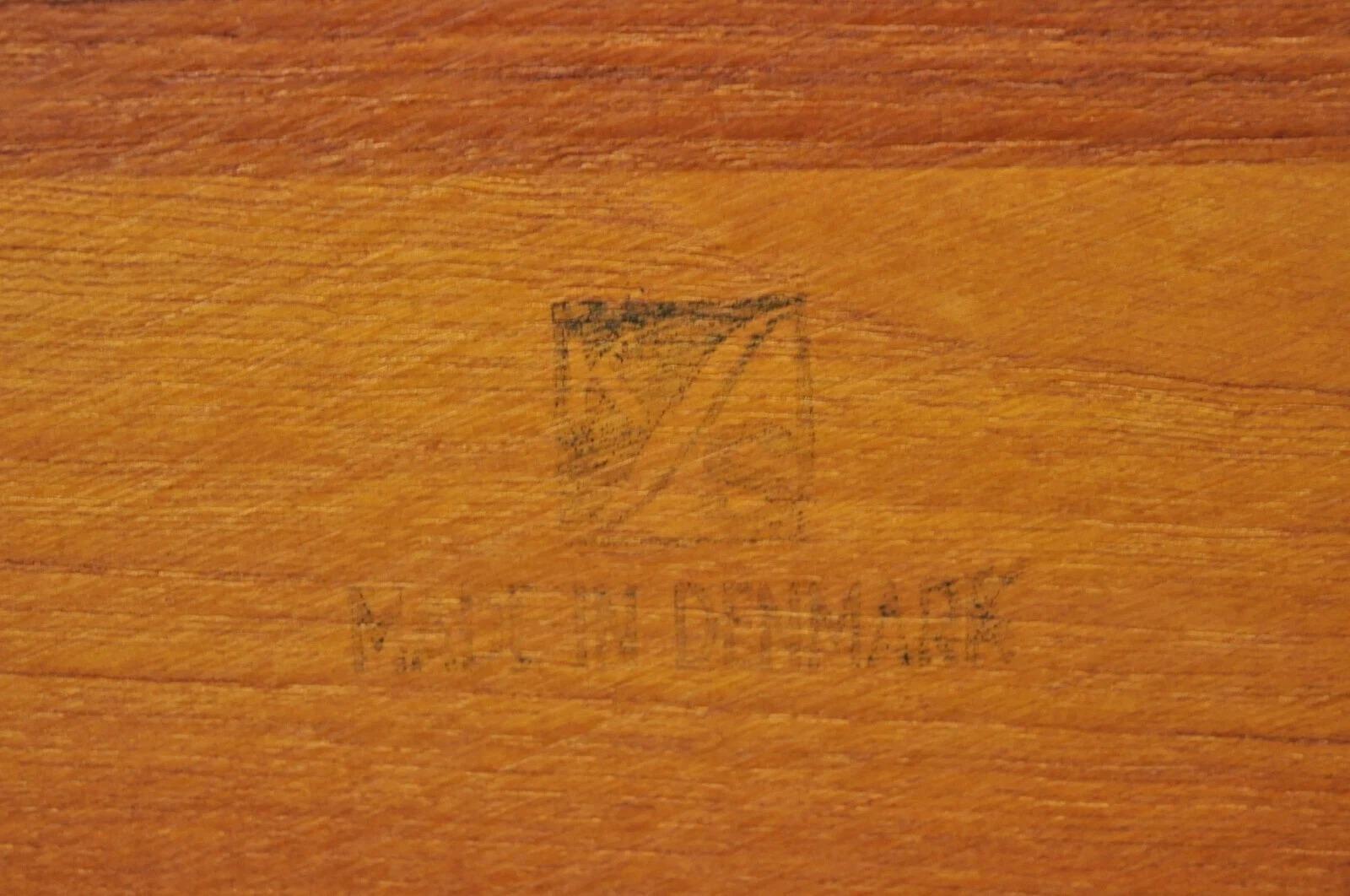 Mid-Century Modern Vintage Mid Century Danish Modern Teak Wood 30