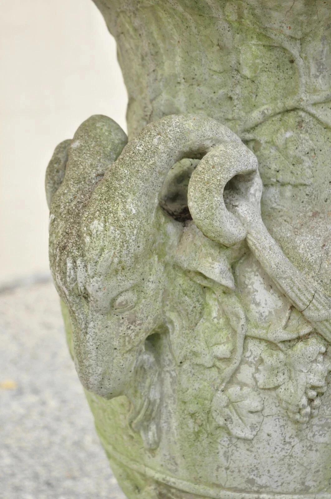 Jardineras Neoclásicas Francesas de Hormigón de 28
