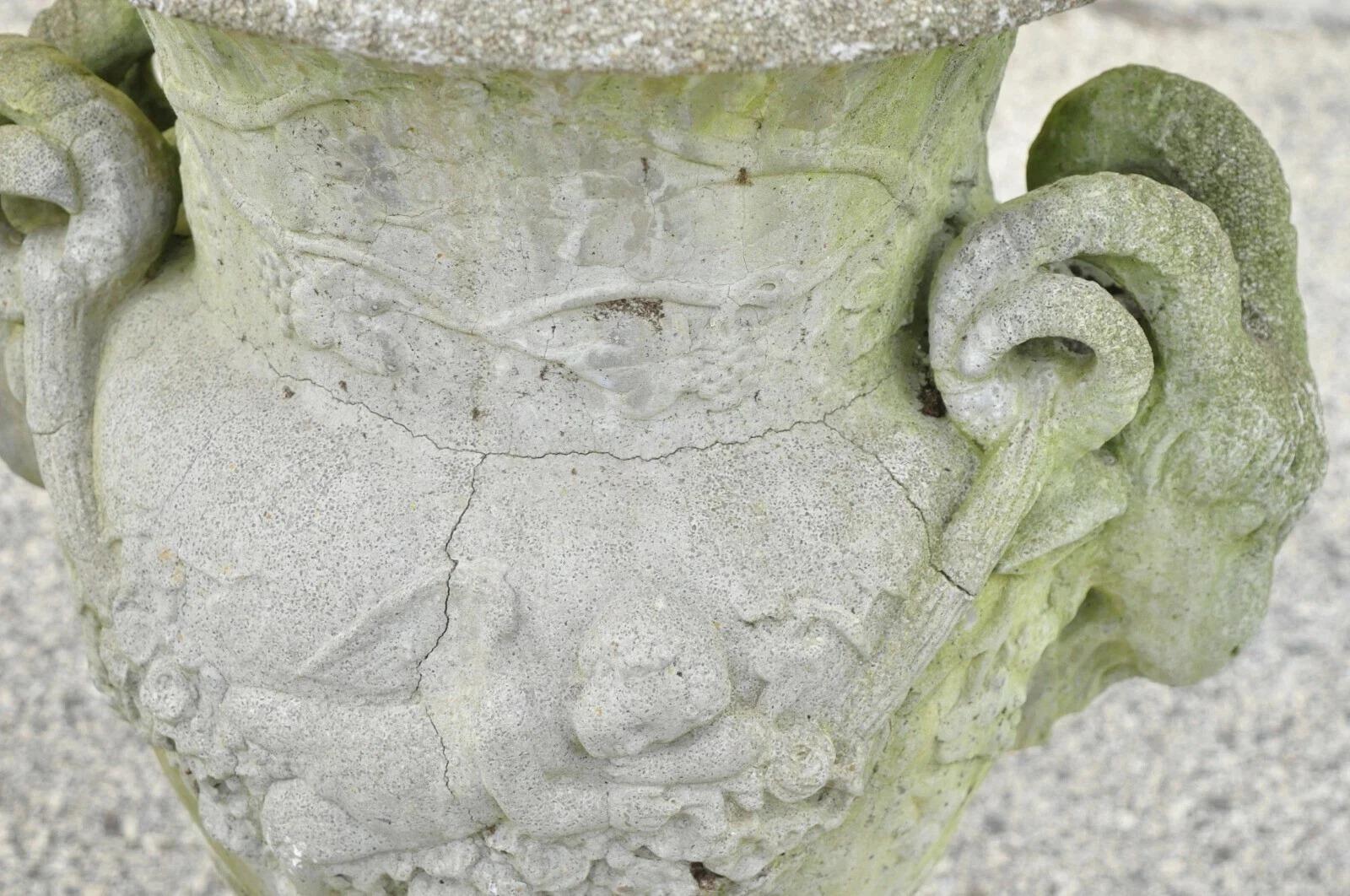 Jardineras Neoclásicas Francesas de Hormigón de 28