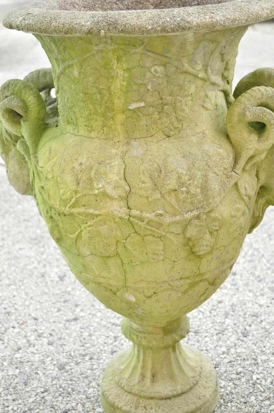 Jardineras Neoclásicas Francesas de Hormigón de 28