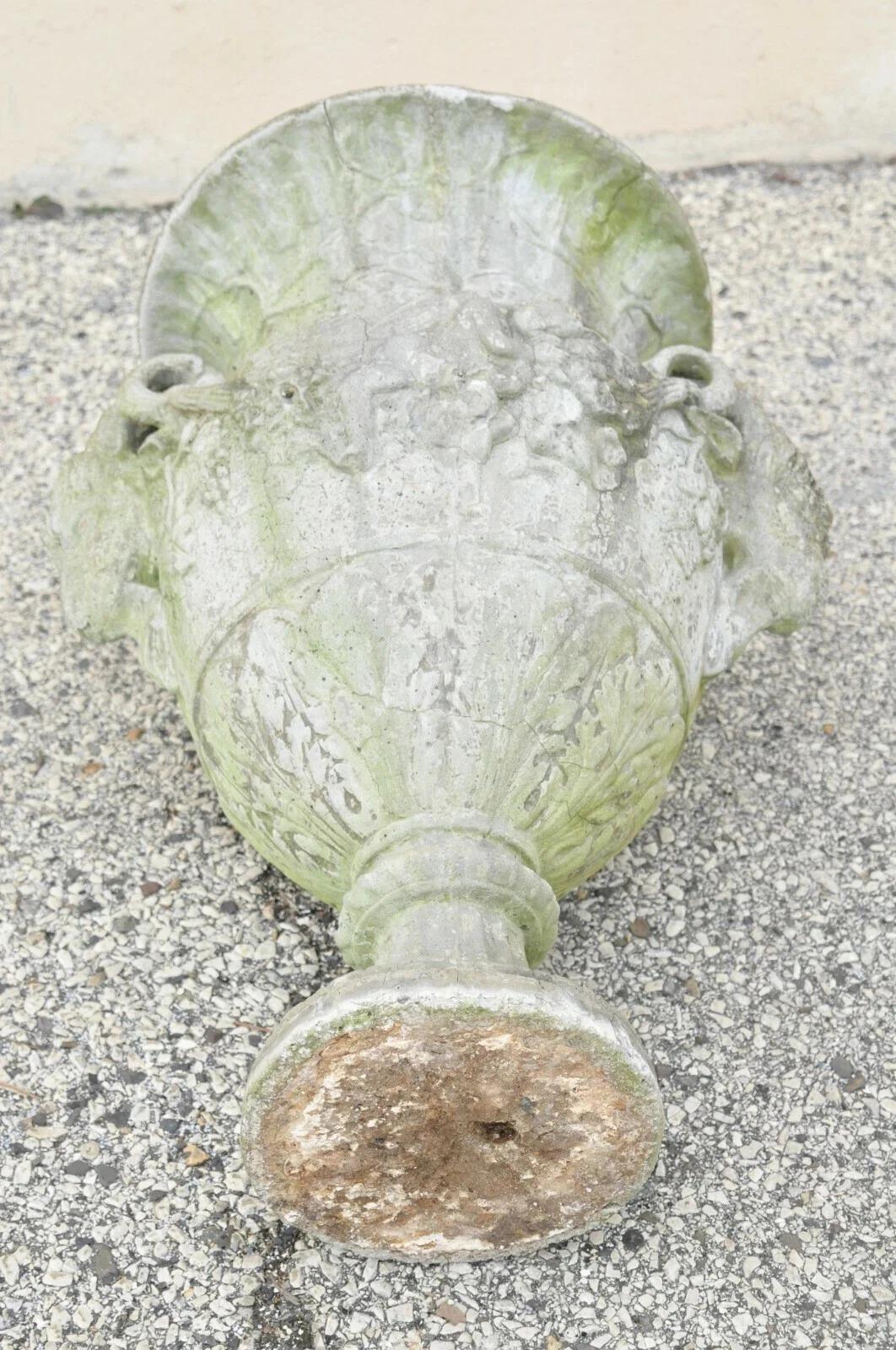 Jardineras Neoclásicas Francesas de Hormigón de 28
