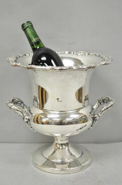 Vintage Victorian Silver Plated Trophy Cup Urn Champagne Chiller Ice Bucket