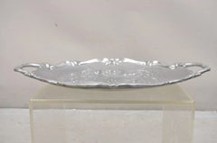 Vassoio da portata vintage Lenox fuori produzione, grande, in peltro, a forma di gallo, per le feste