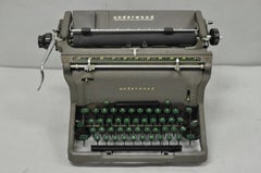 Vintage Underwood Rhythm Touch Art Deco Typewriter w/ Green Keyboard Circa 1950