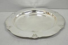 Vintage Victor SP Co Art Deco Silver Plated Charger Serving Dish Platter Plate